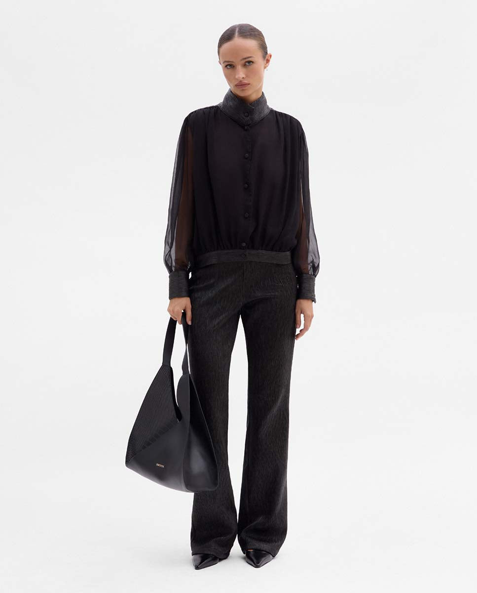 Blusa combinada