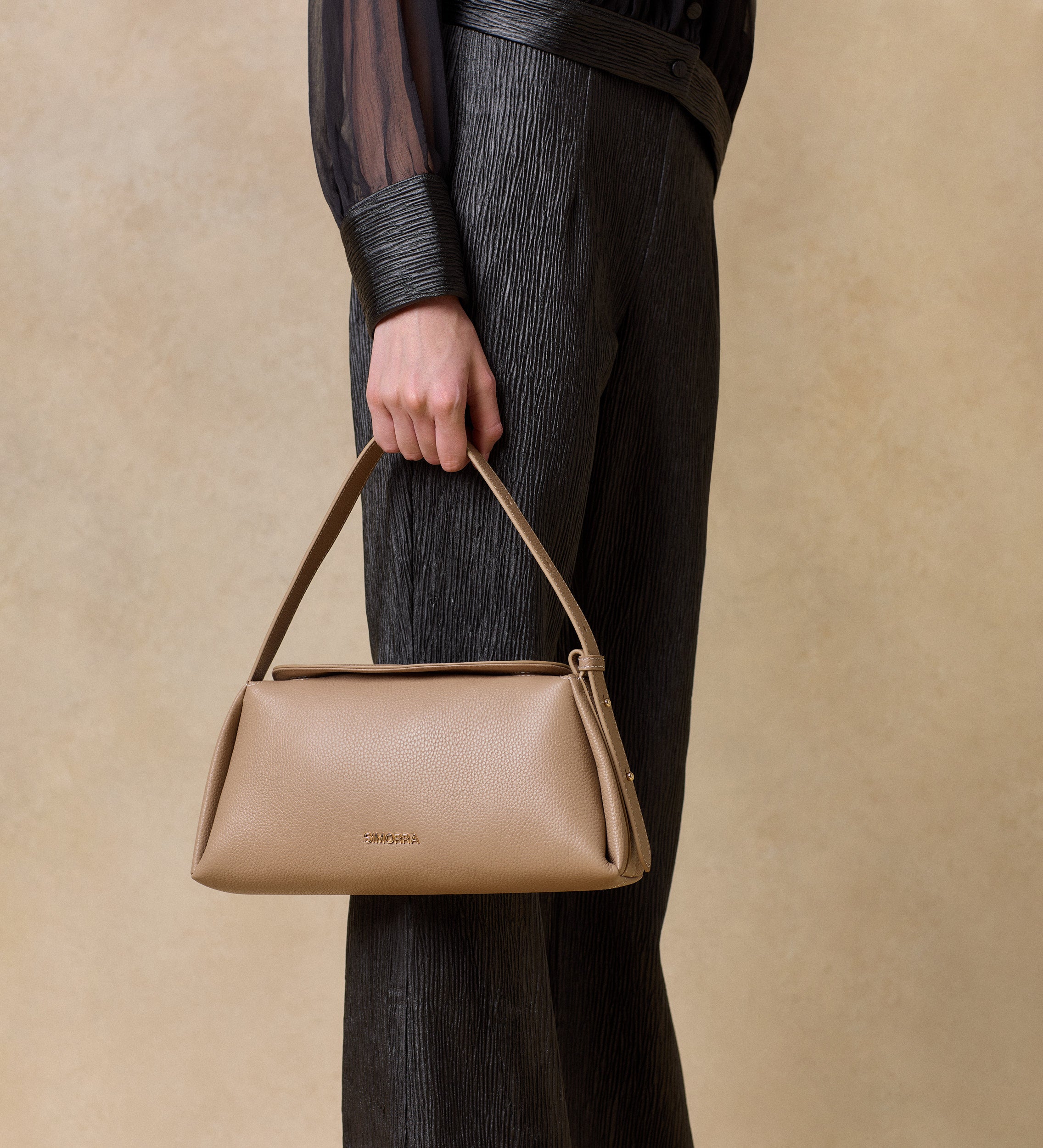 Sac en cuir baguette