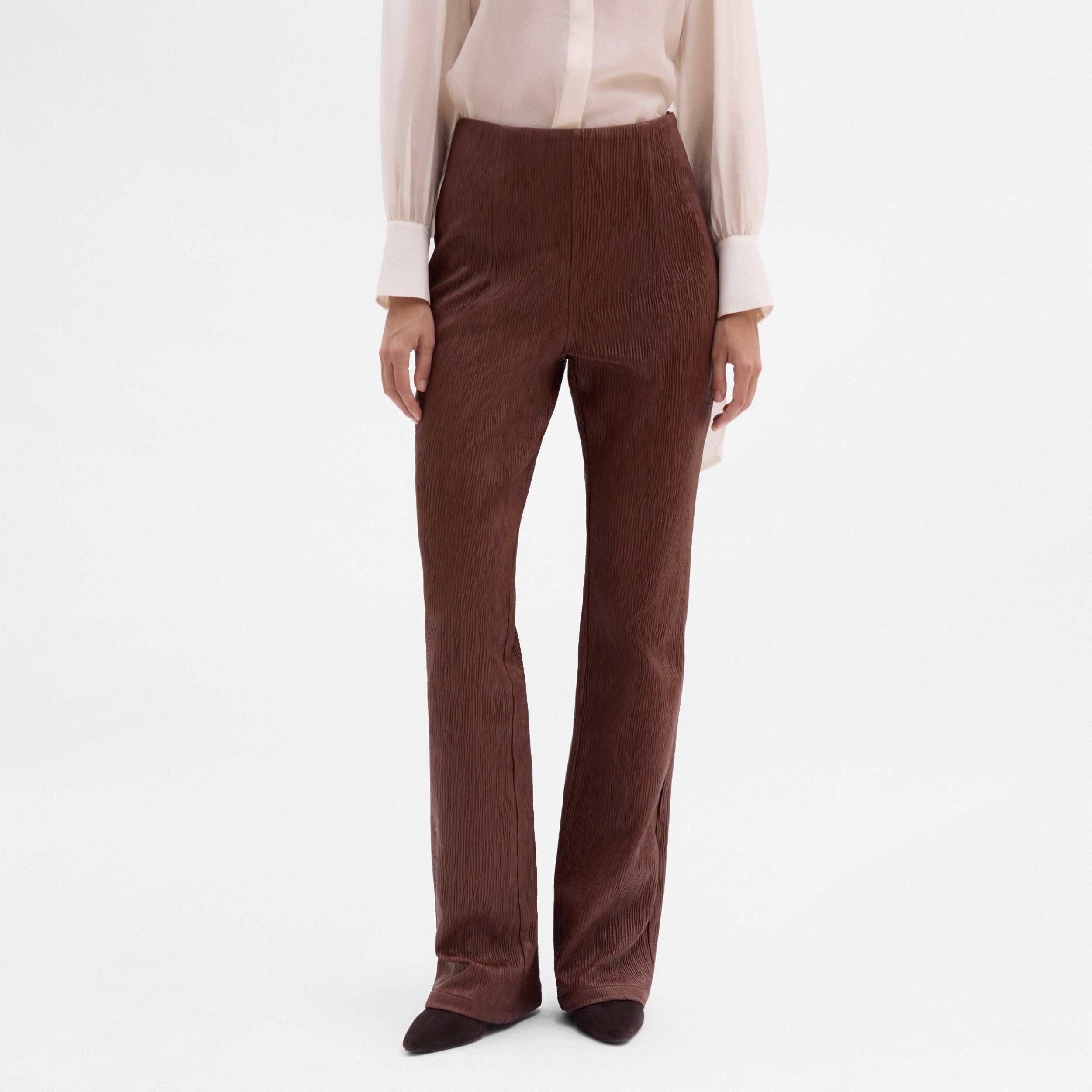 Pantalon texturé