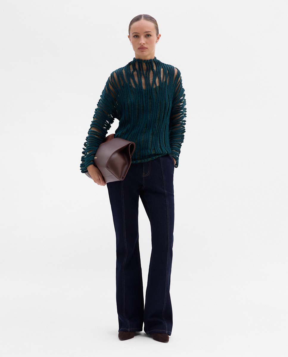 Pull maille fantaisie