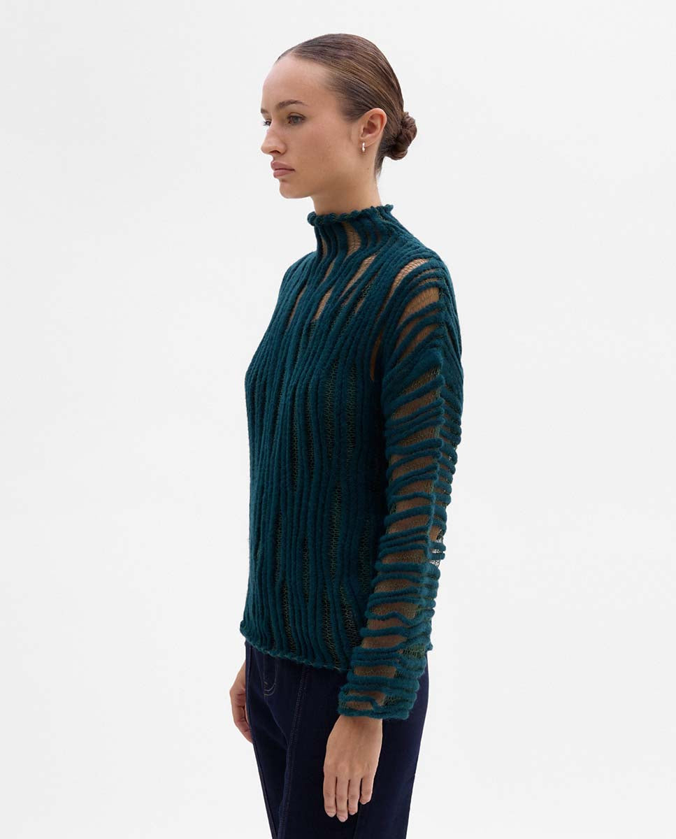 Pull maille fantaisie