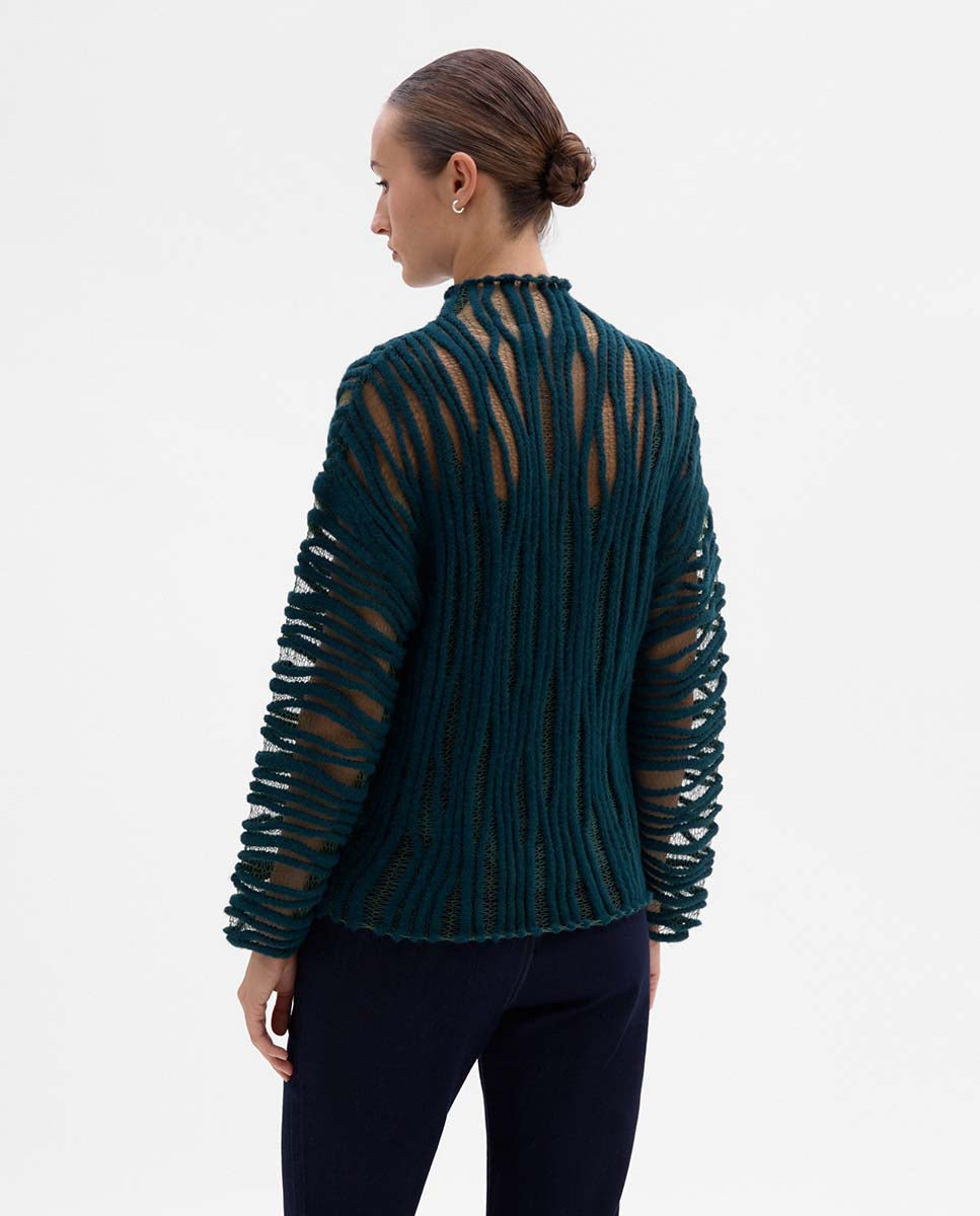 Pull maille fantaisie