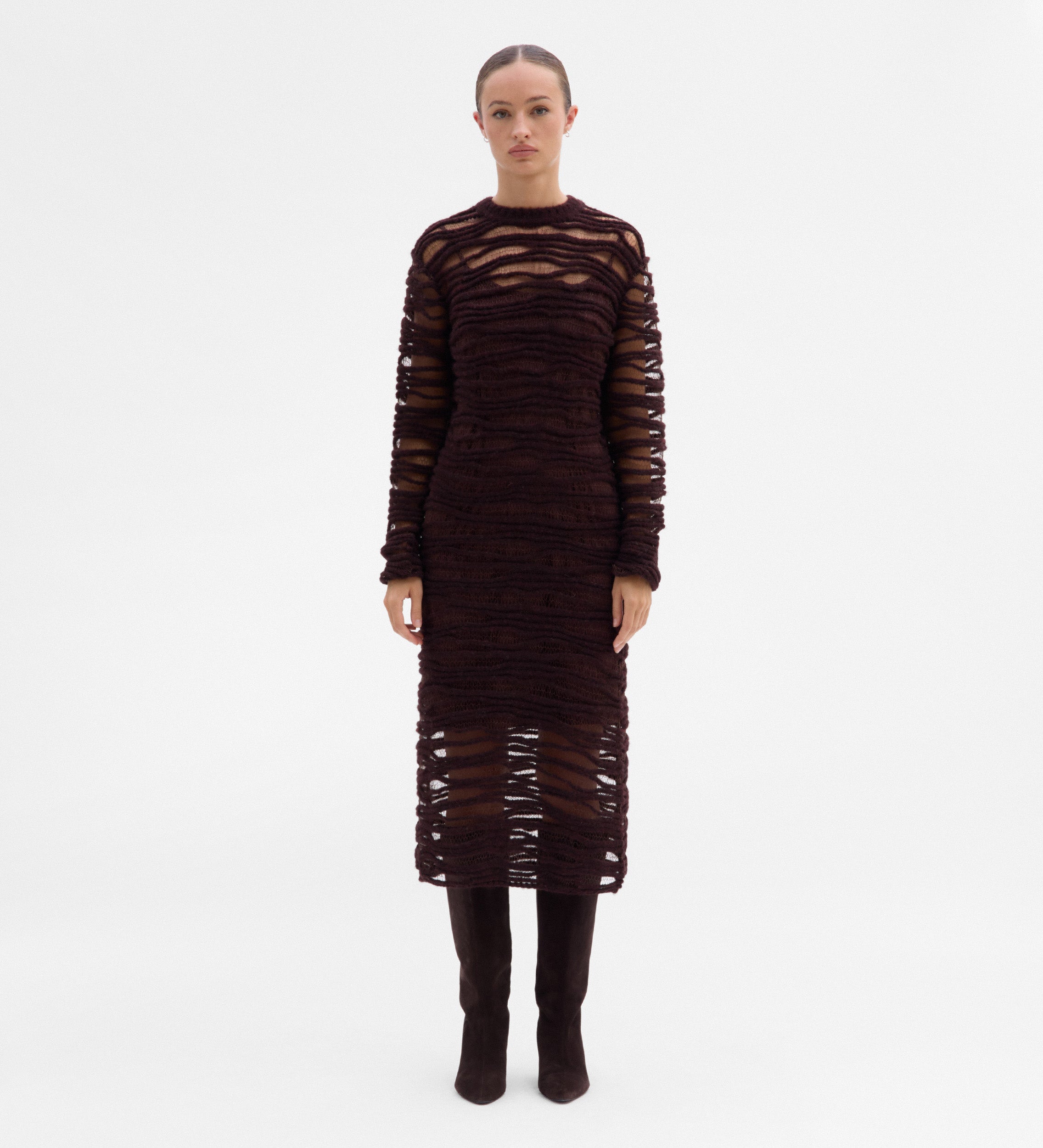 Vestido punto fantasía