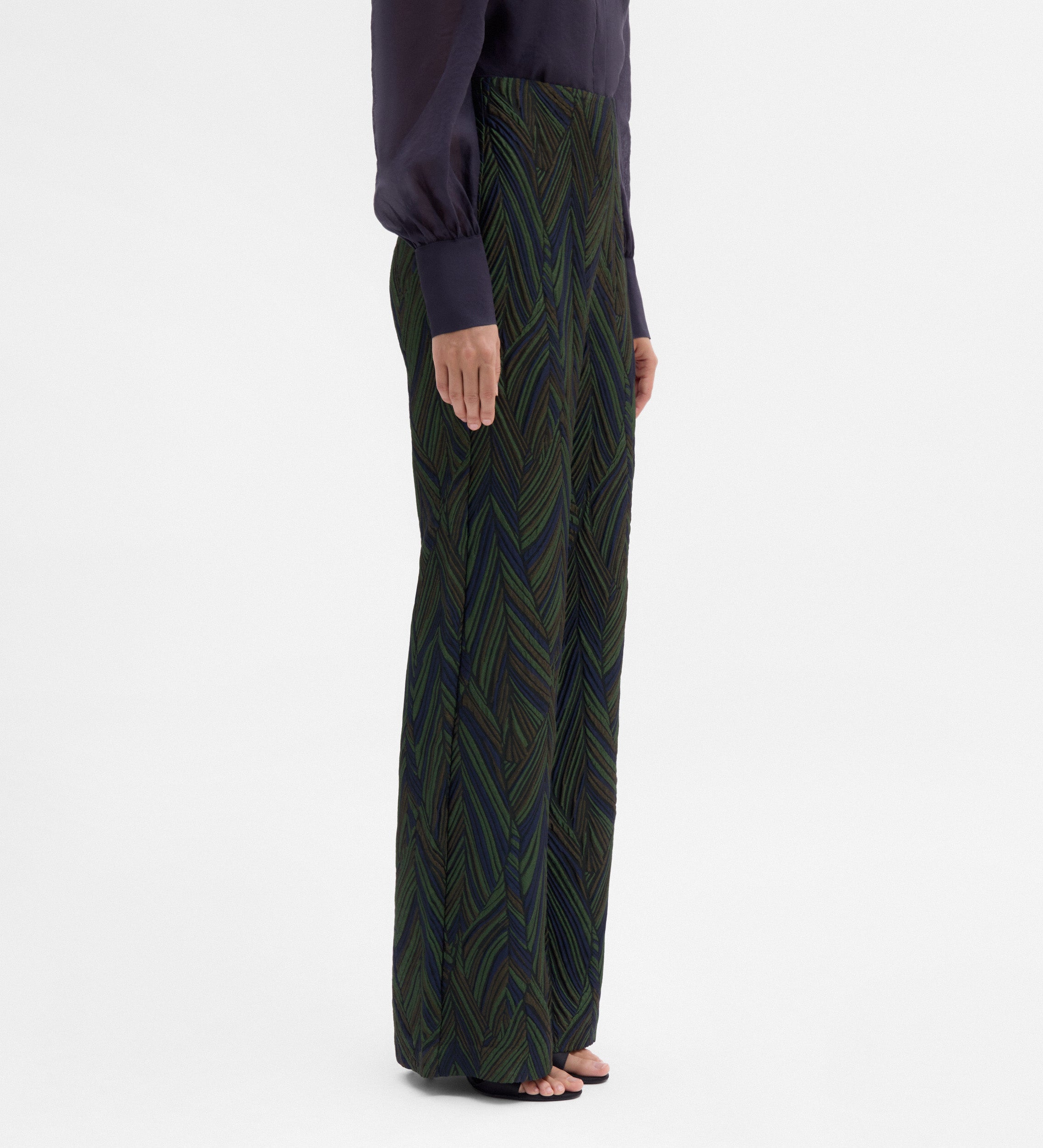 Pantalón tejido fantasía