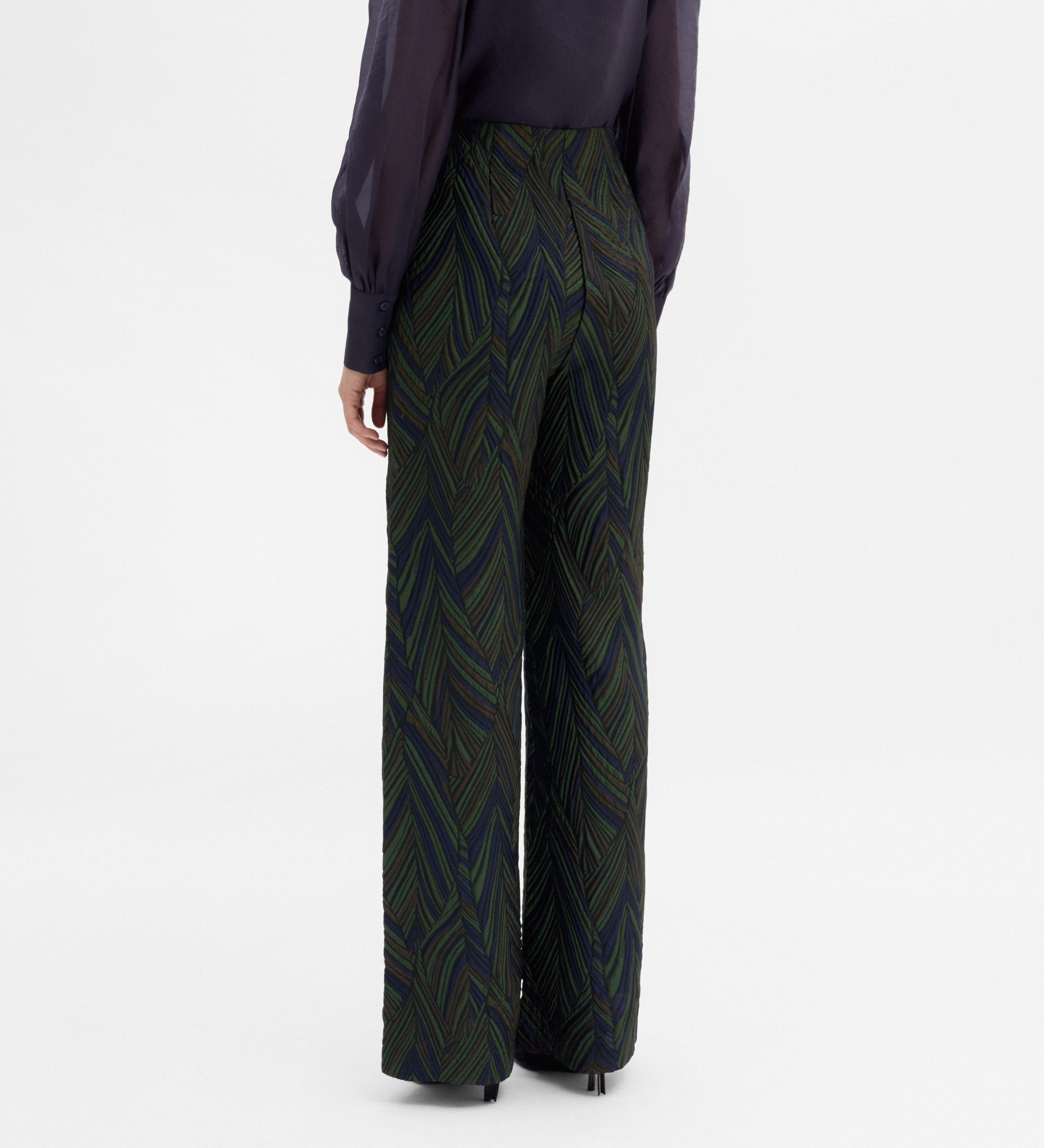 Pantalón tejido fantasía