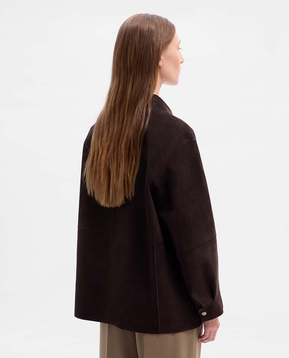Sobrecamisa napa reversible