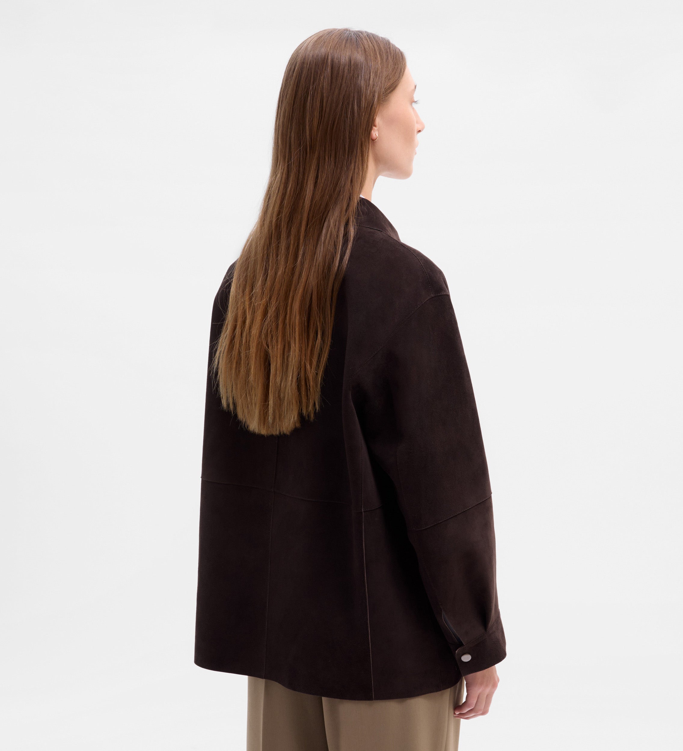 Sobrecamisa napa reversible