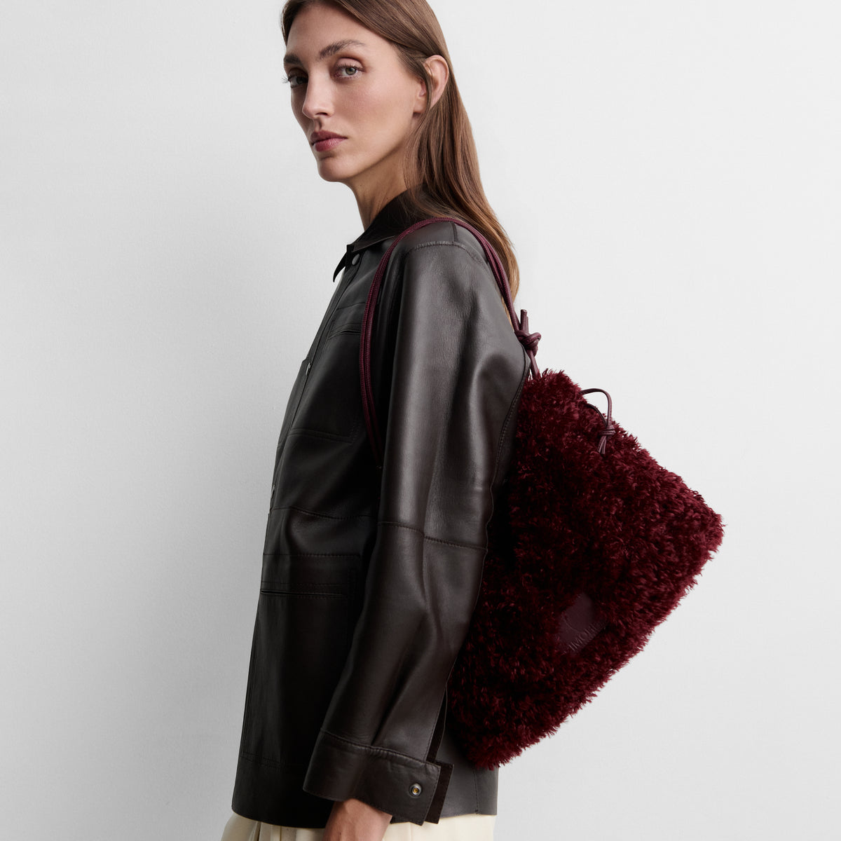 Reversible napa overshirt