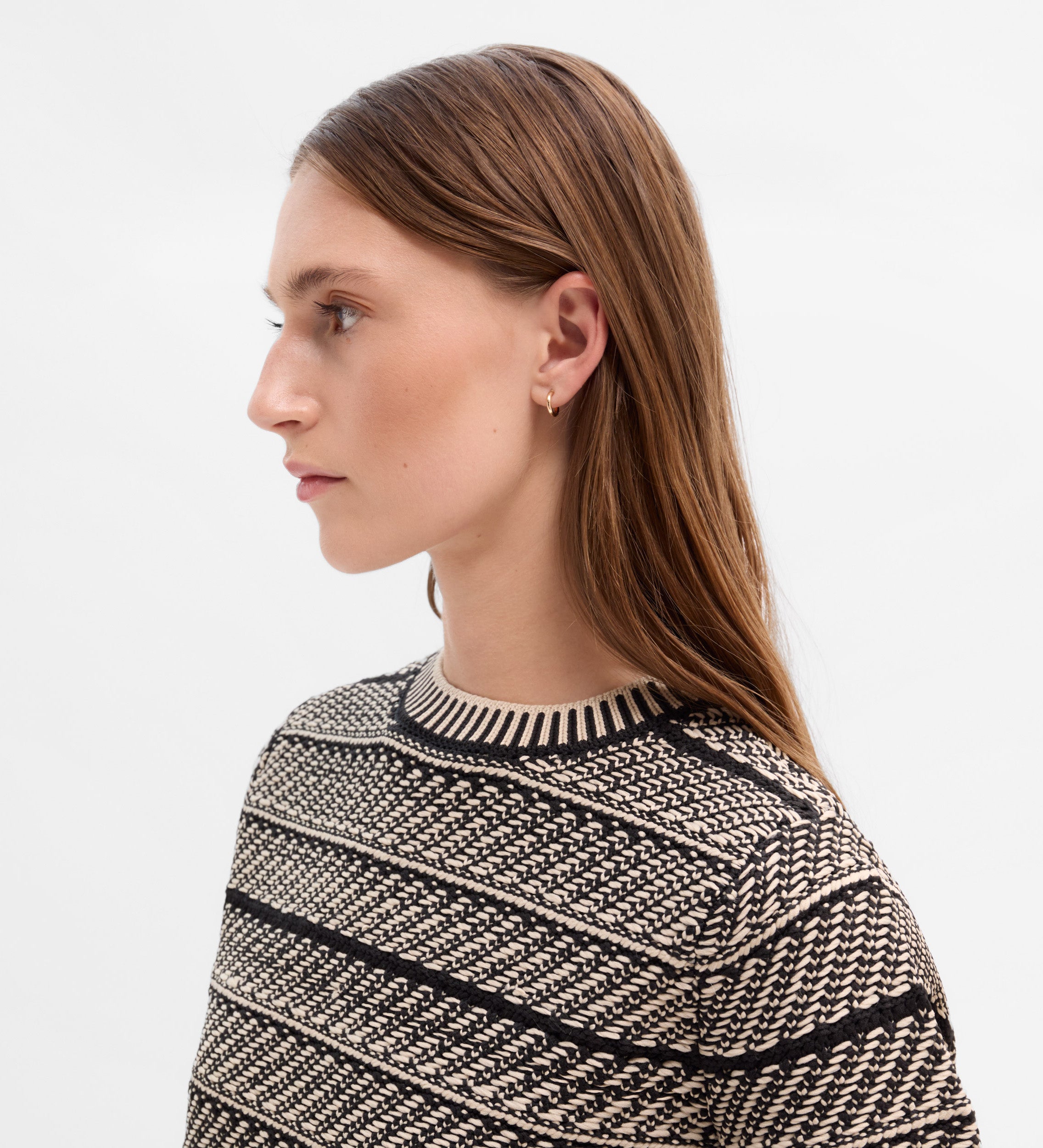 Jersey punto jacquard