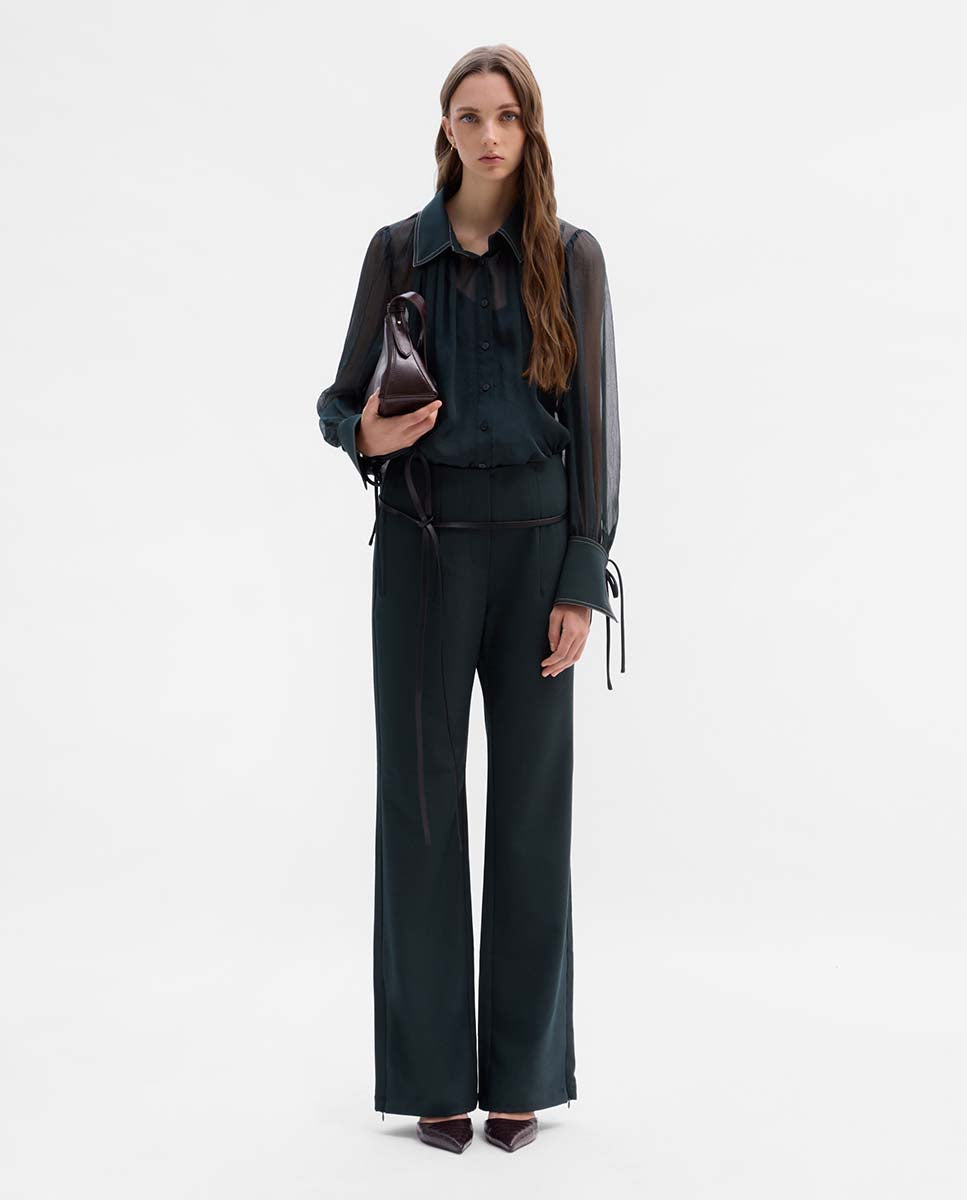 Stretch twill pants