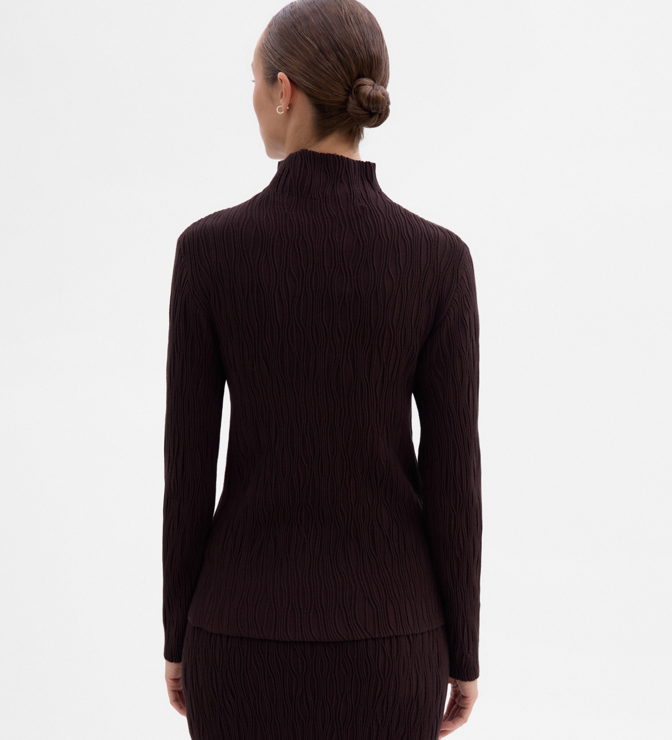 Pull maille texturée