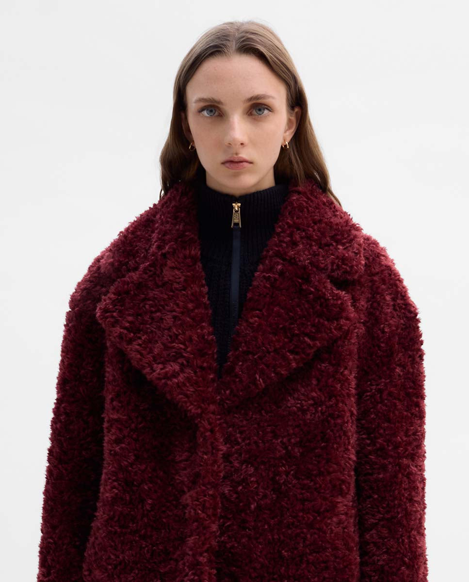 Fur-effect jacket