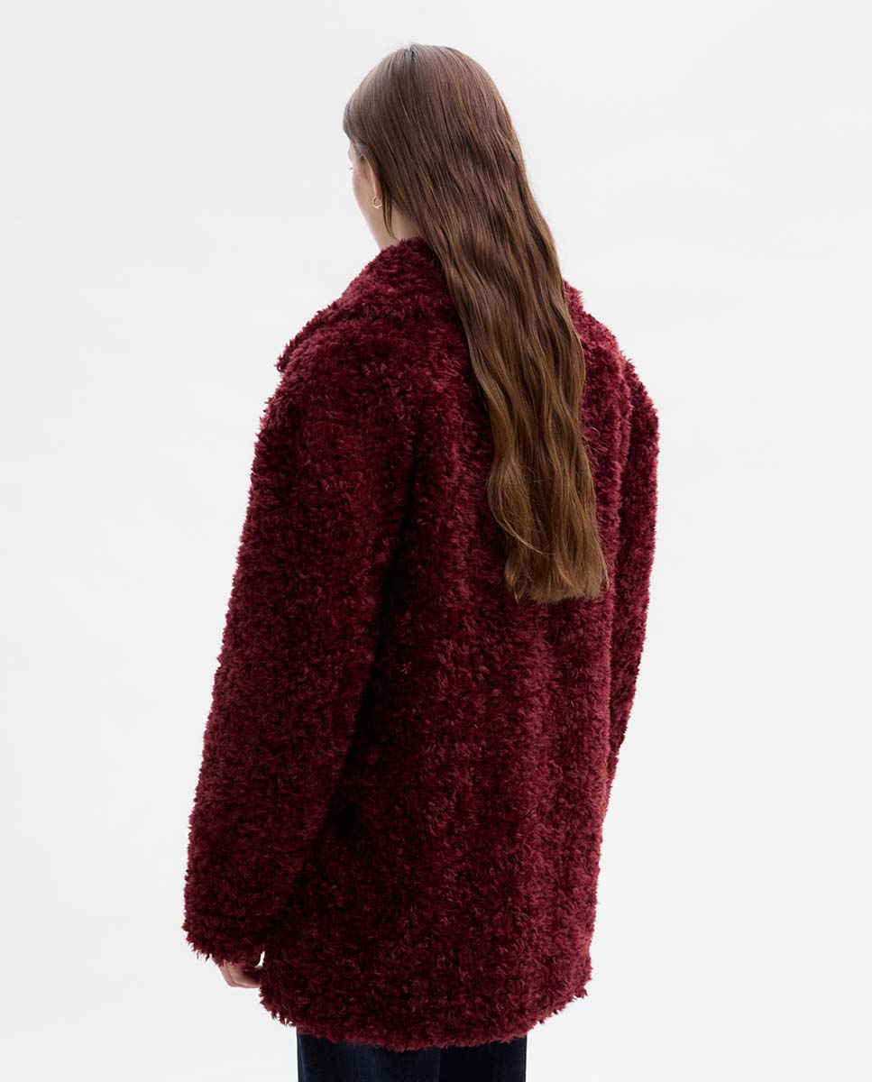 Fur-effect jacket