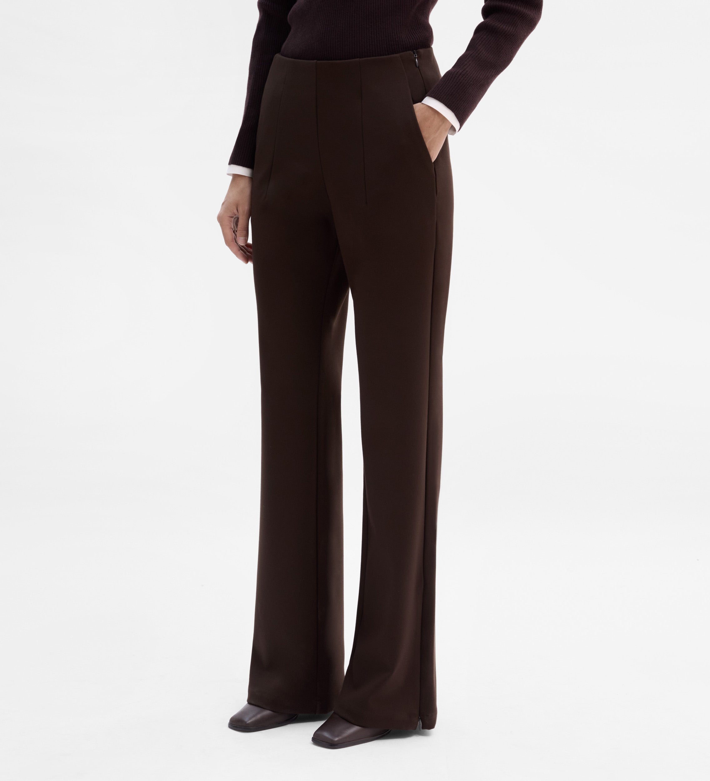 Pantalón twill elástico