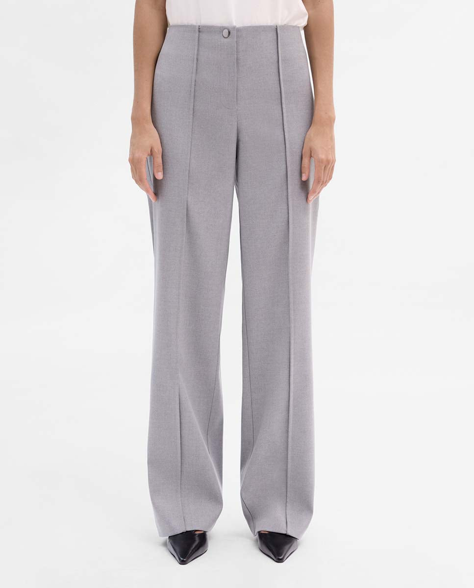 Wide straight pants