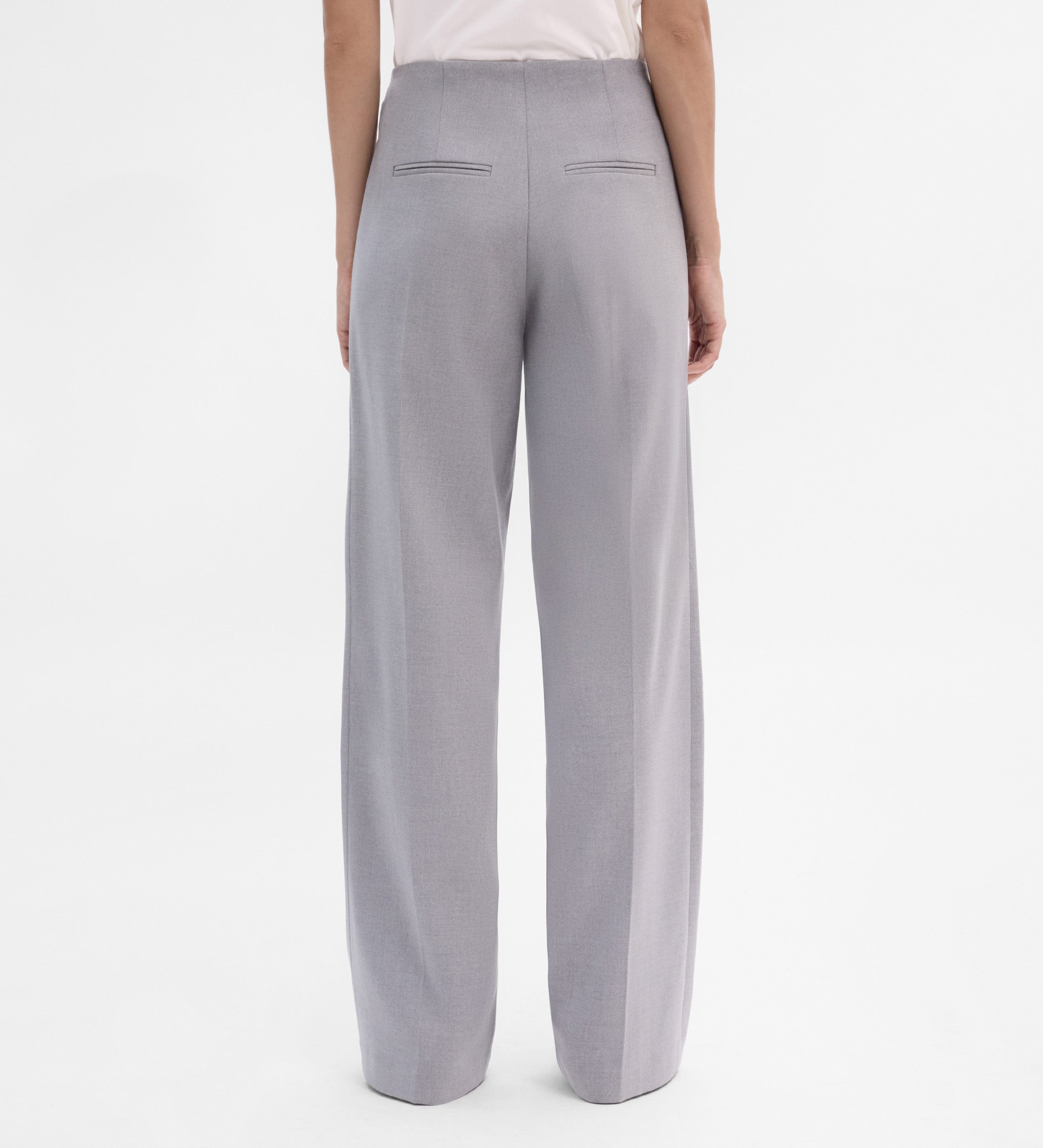 Pantalón recto ancho