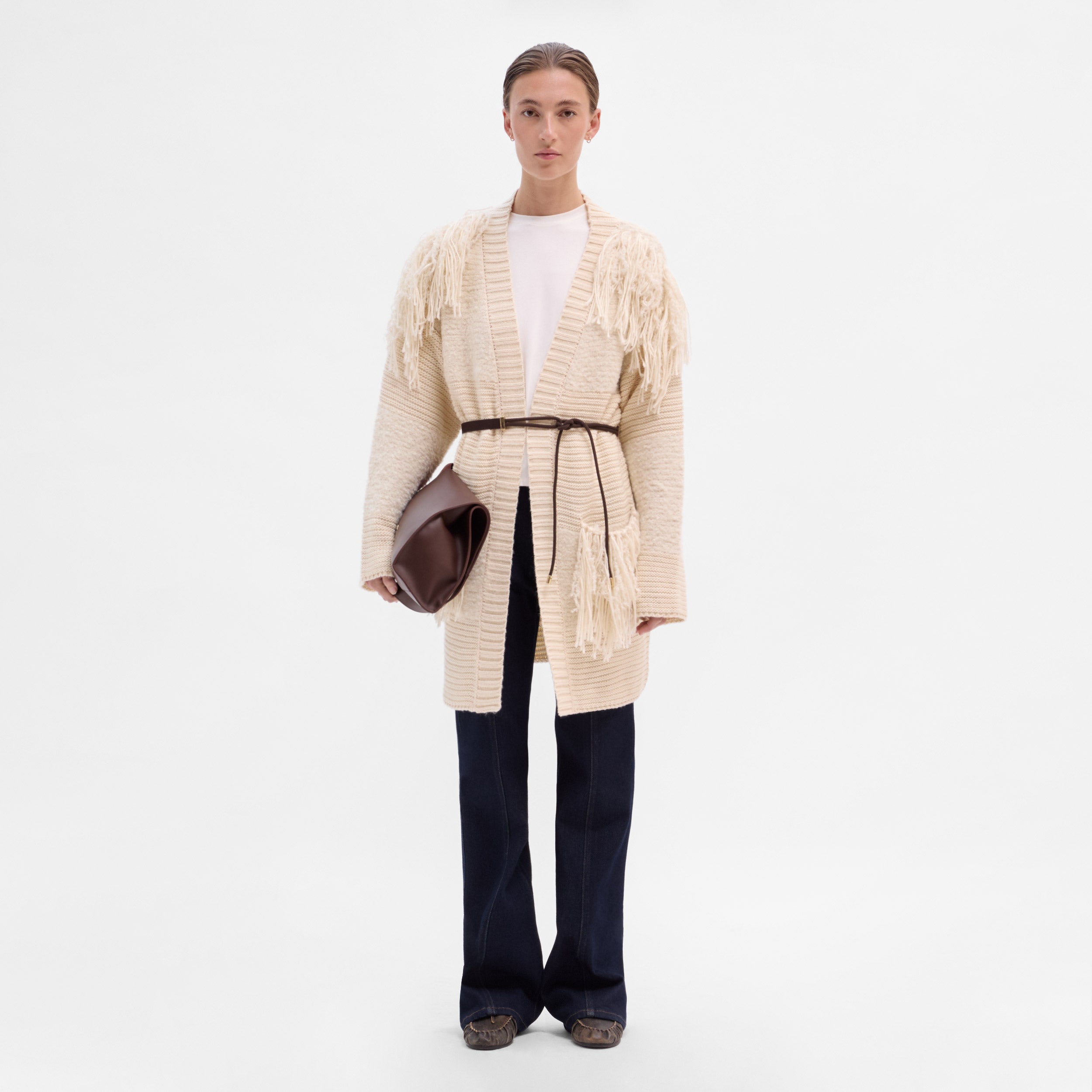Long cardigan combo