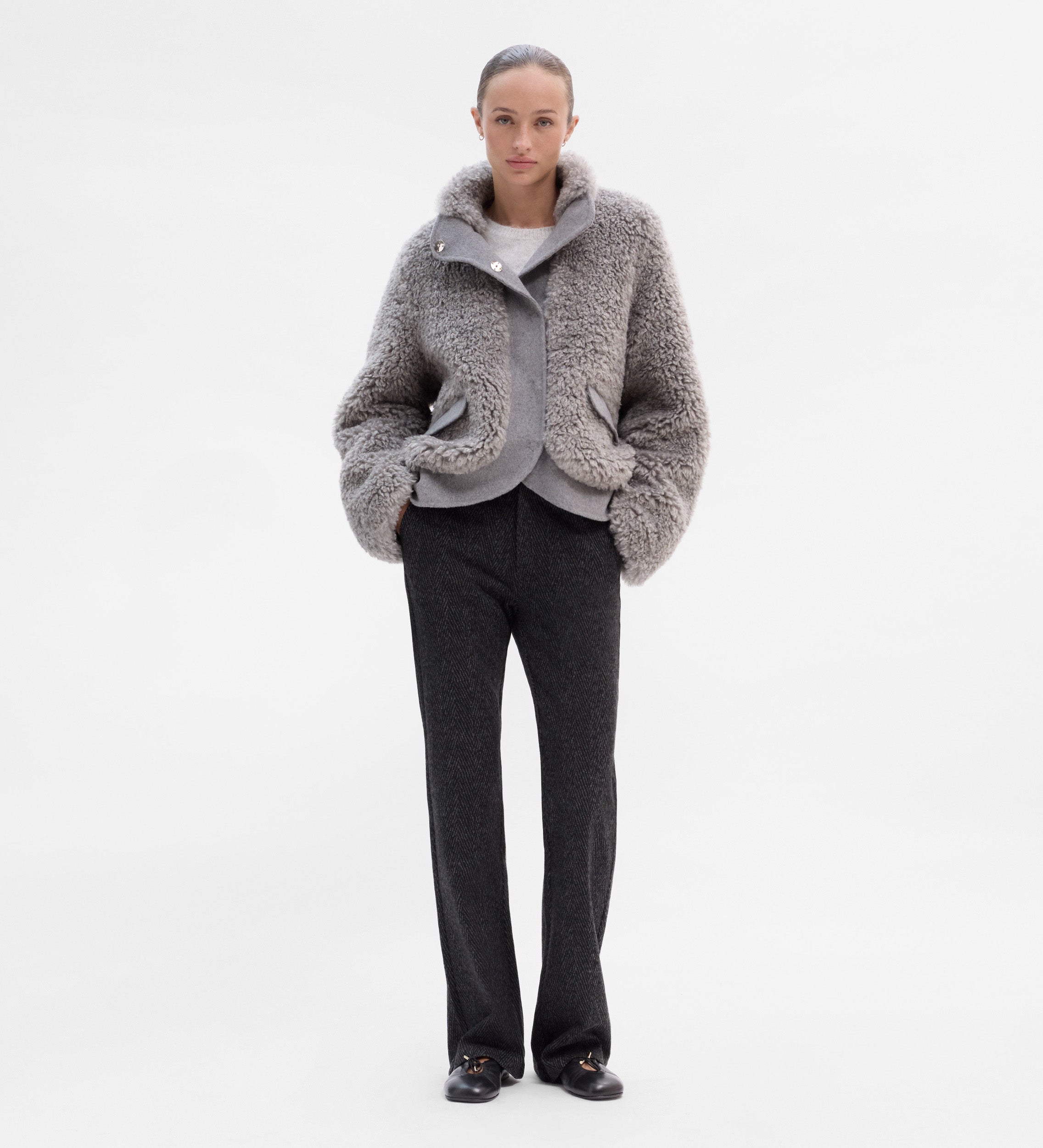 Chaqueta bomber borreguillo