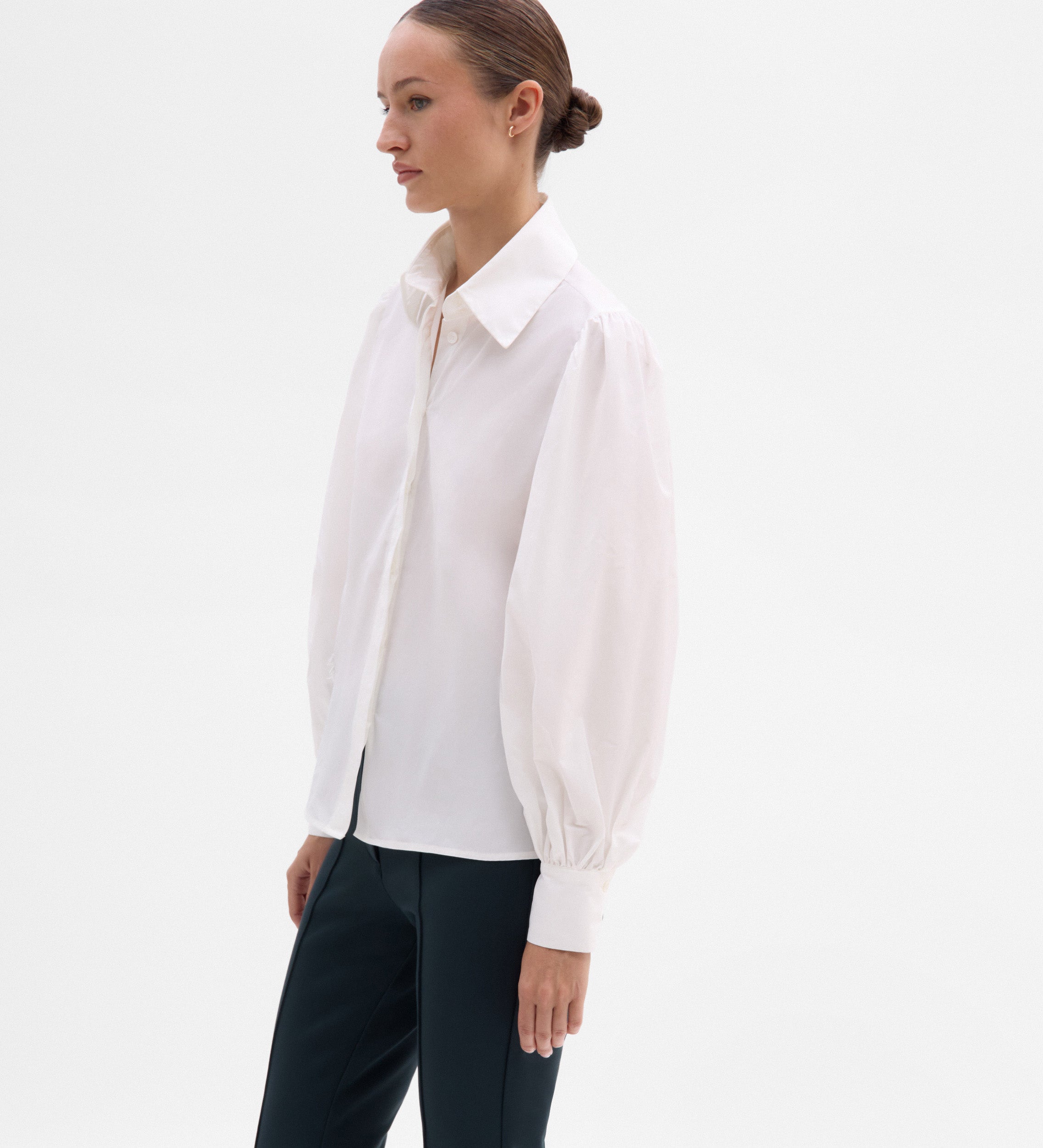 Chemise manches bouffantes