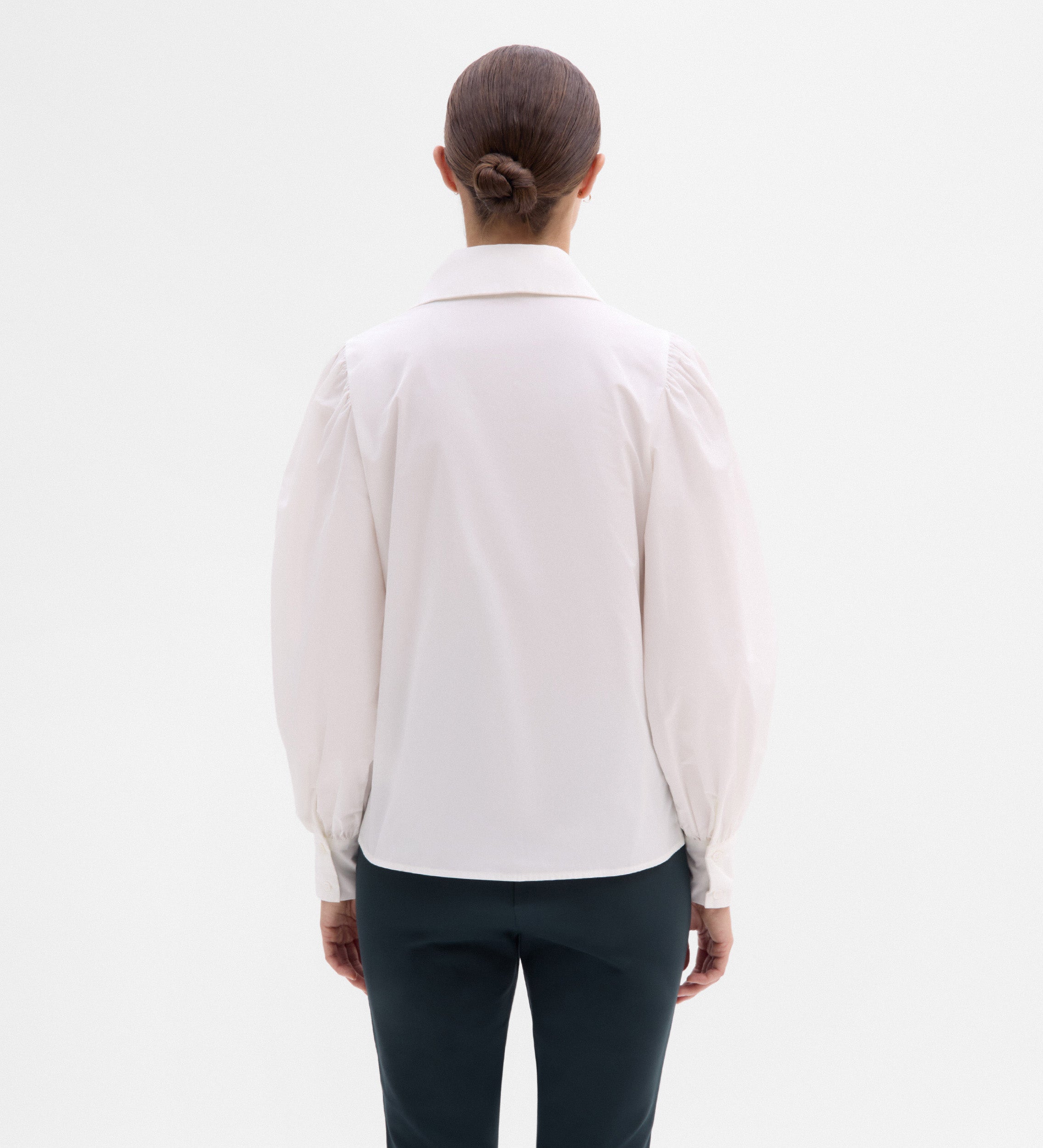 Blusa cuello camisero