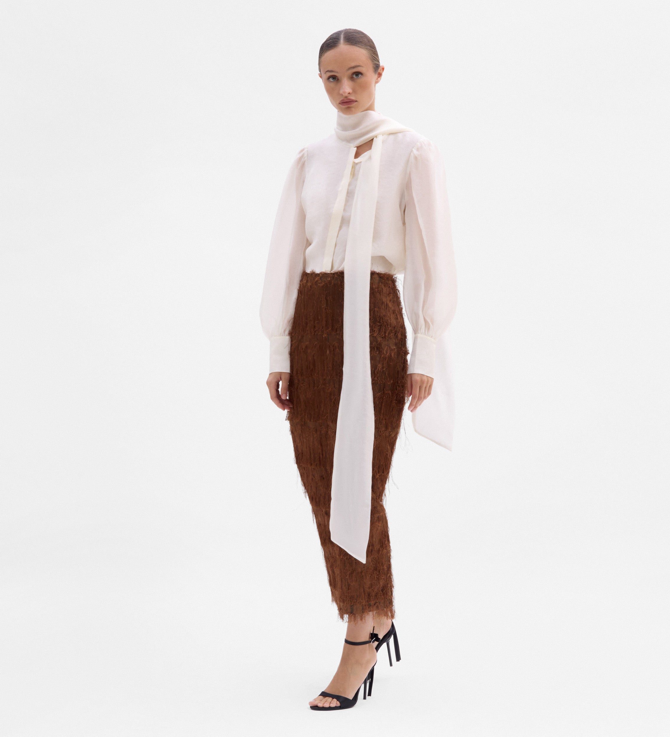 Blusa lazada cuello