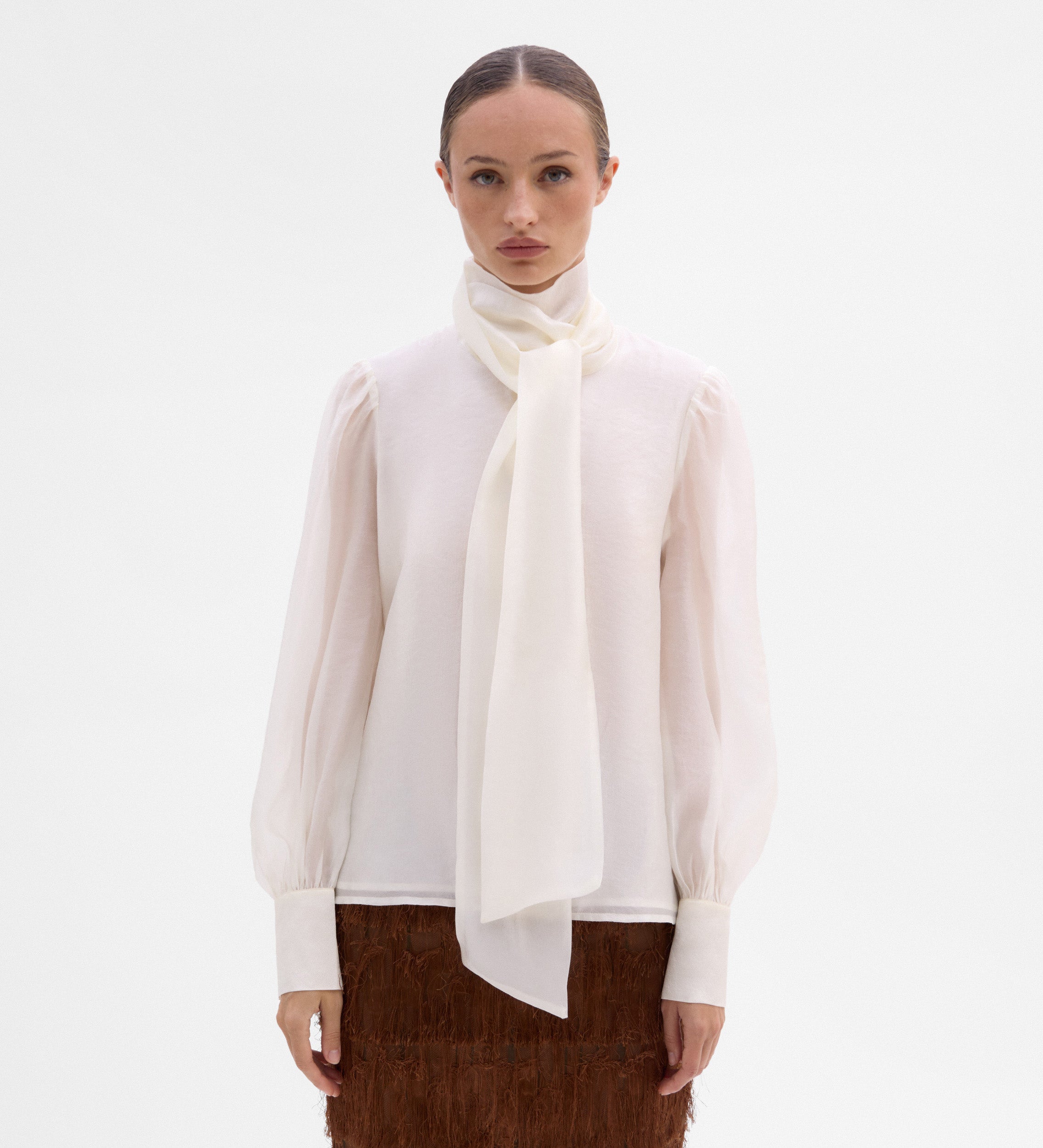 Blusa lazada cuello