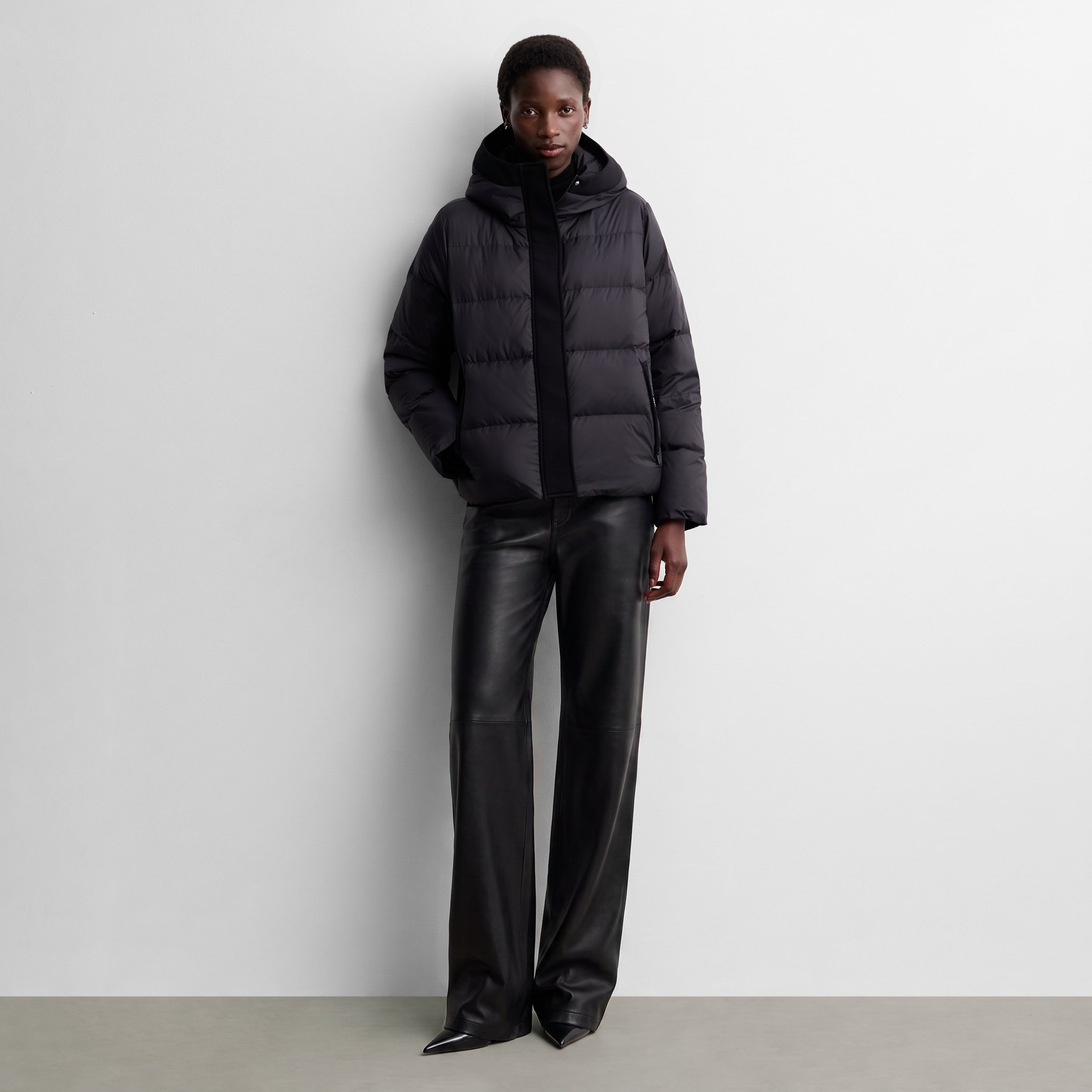 Short scuba parka