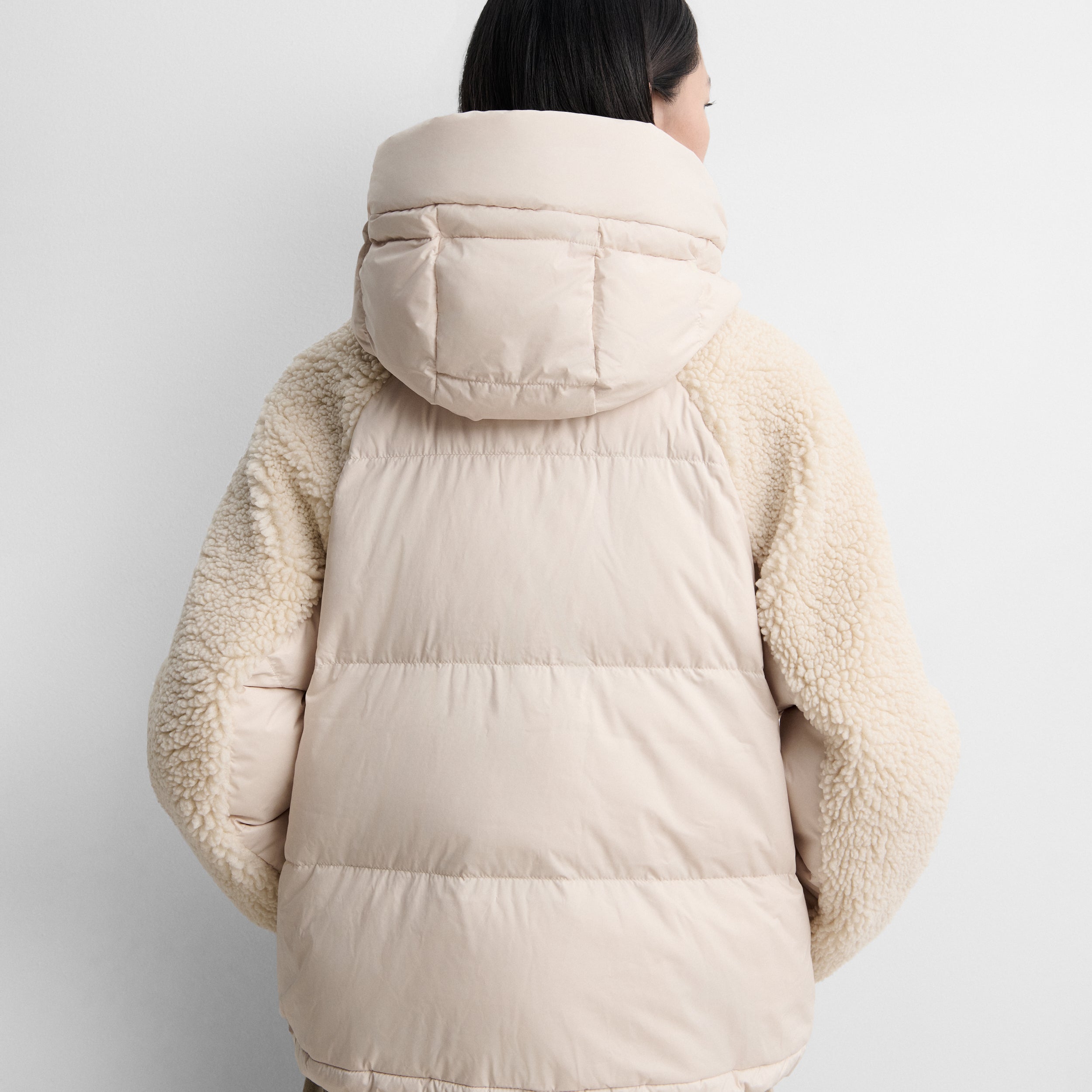 Parka corta bimateria
