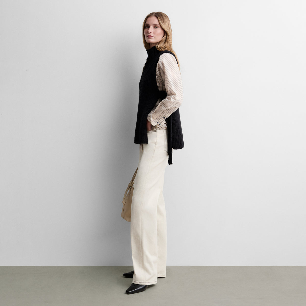 Gilet en maille à boutons