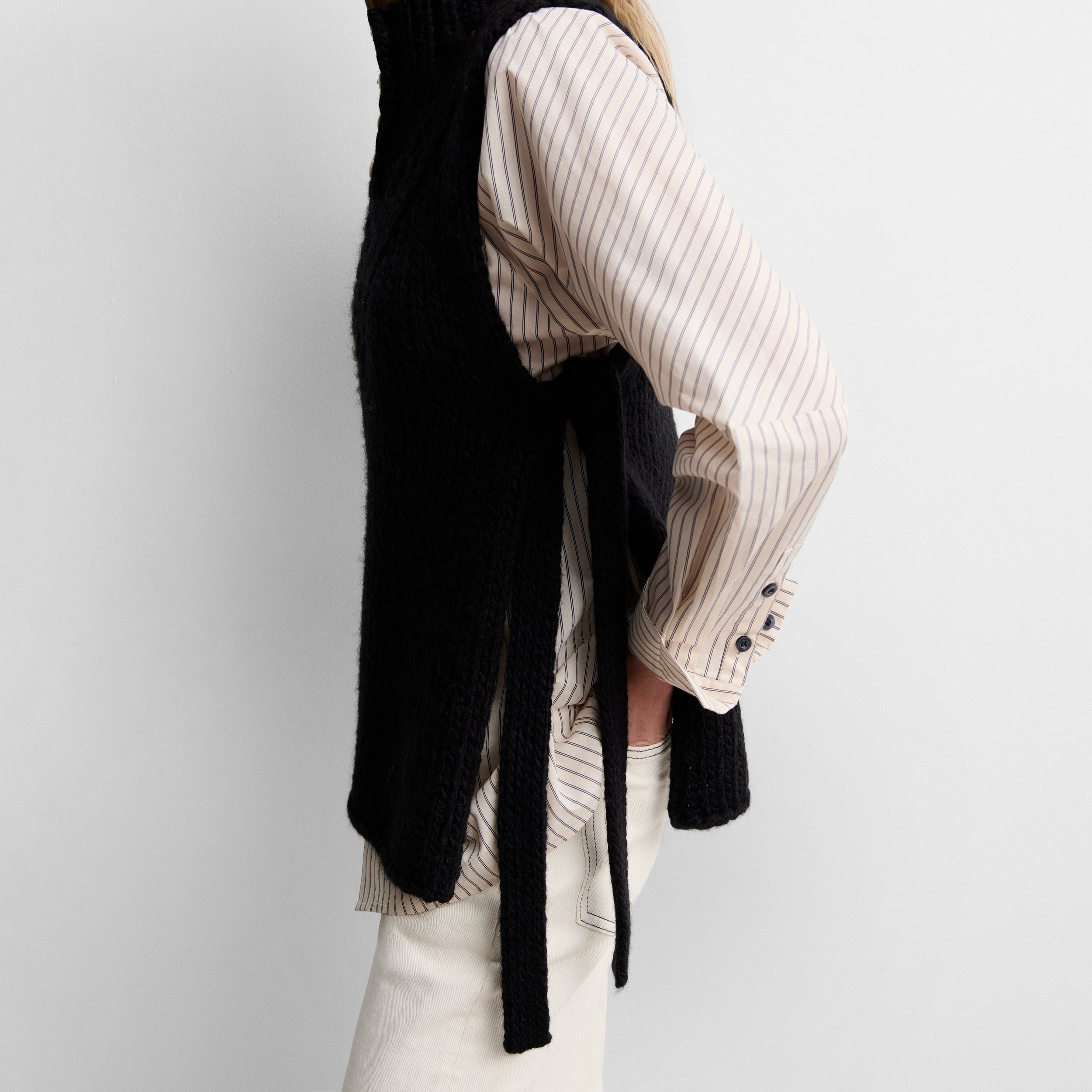 Gilet en maille à boutons