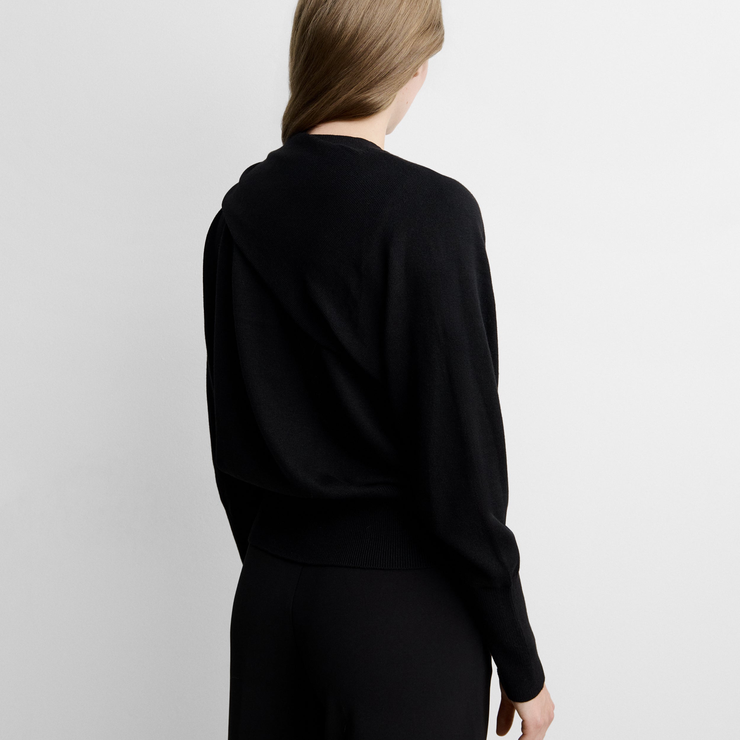 Pull en maille à foulard