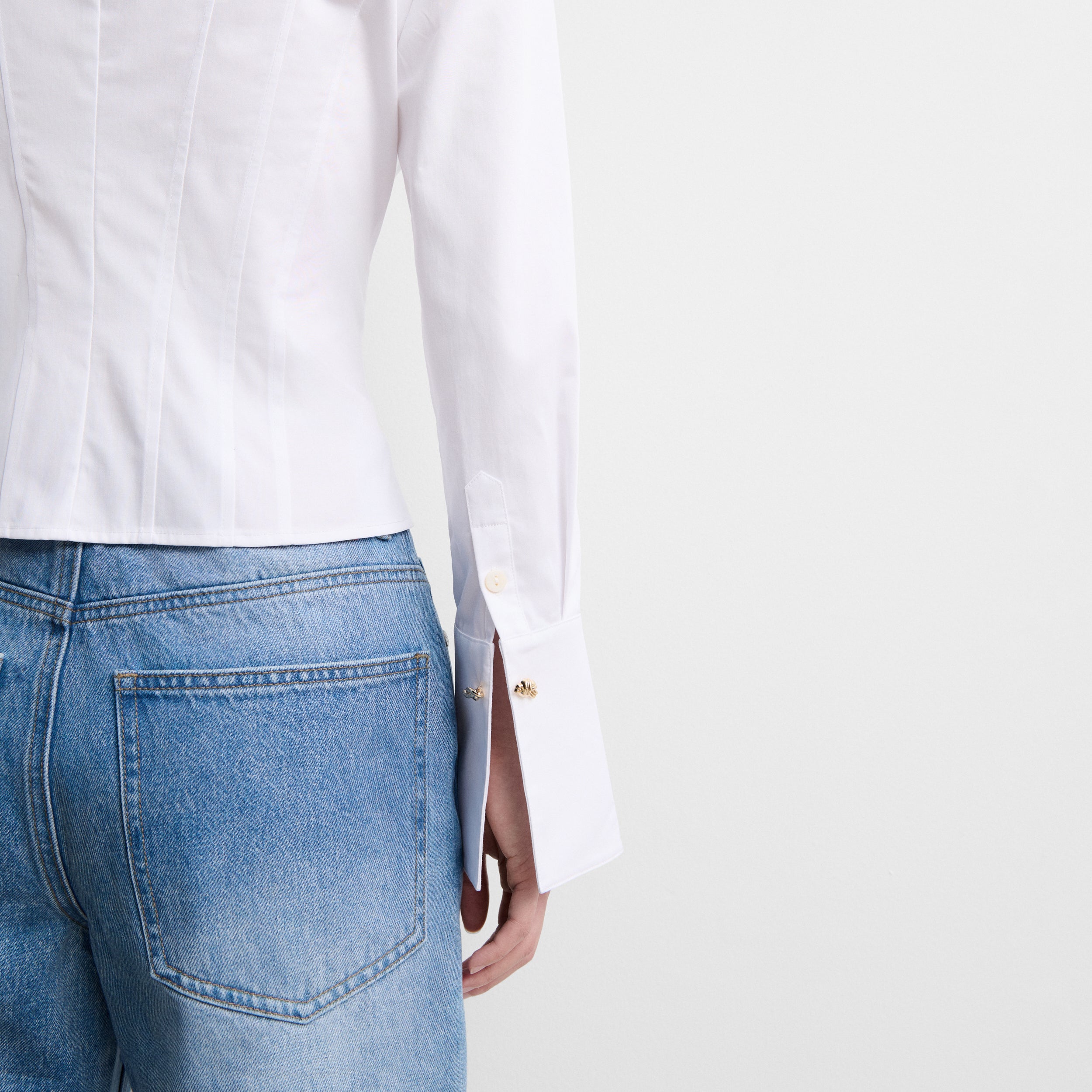 Camisa corta corsetera