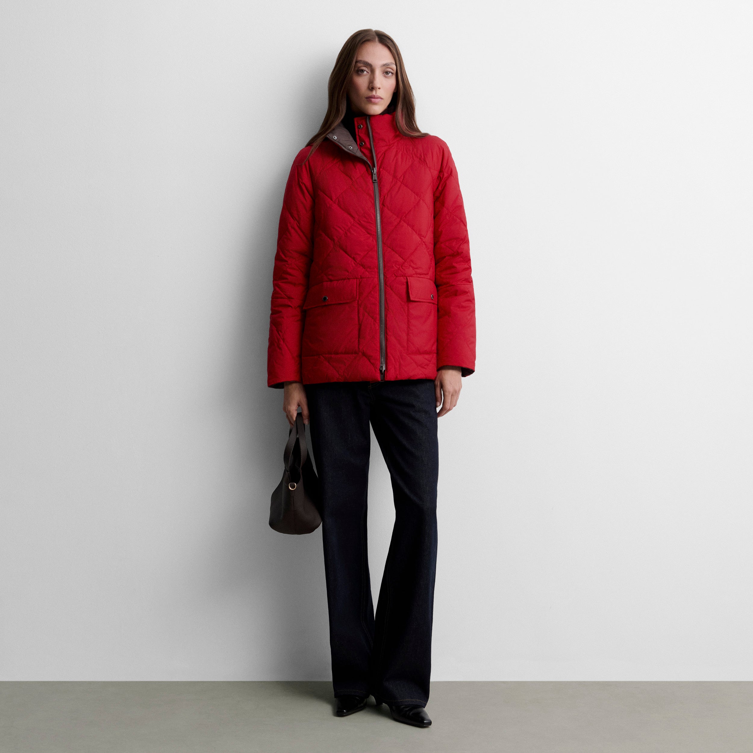 Short reversible parka