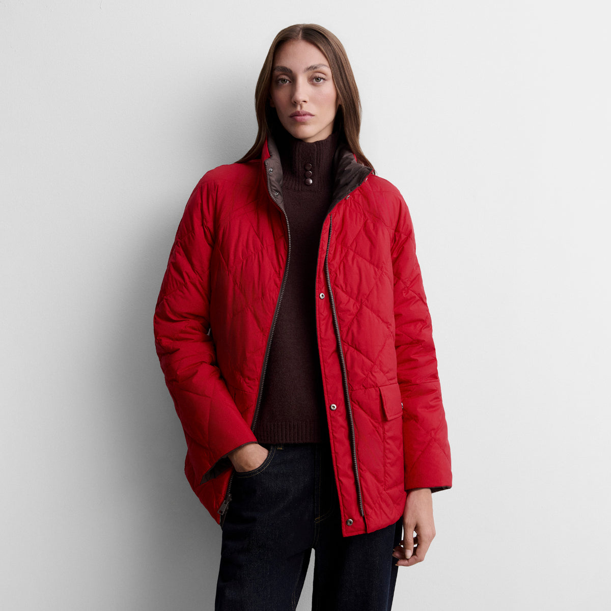 Short reversible parka