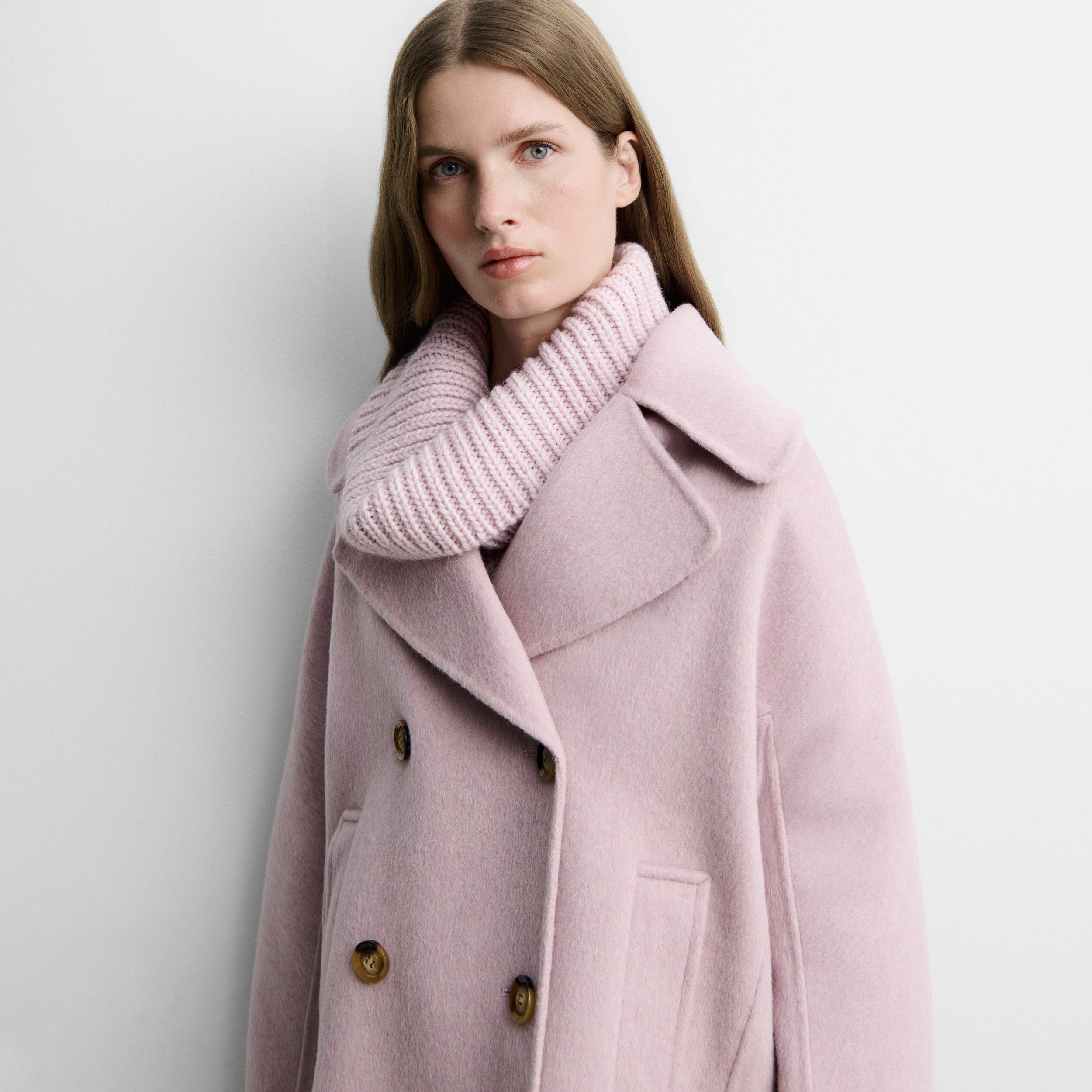 Chaquetón lana doble faz