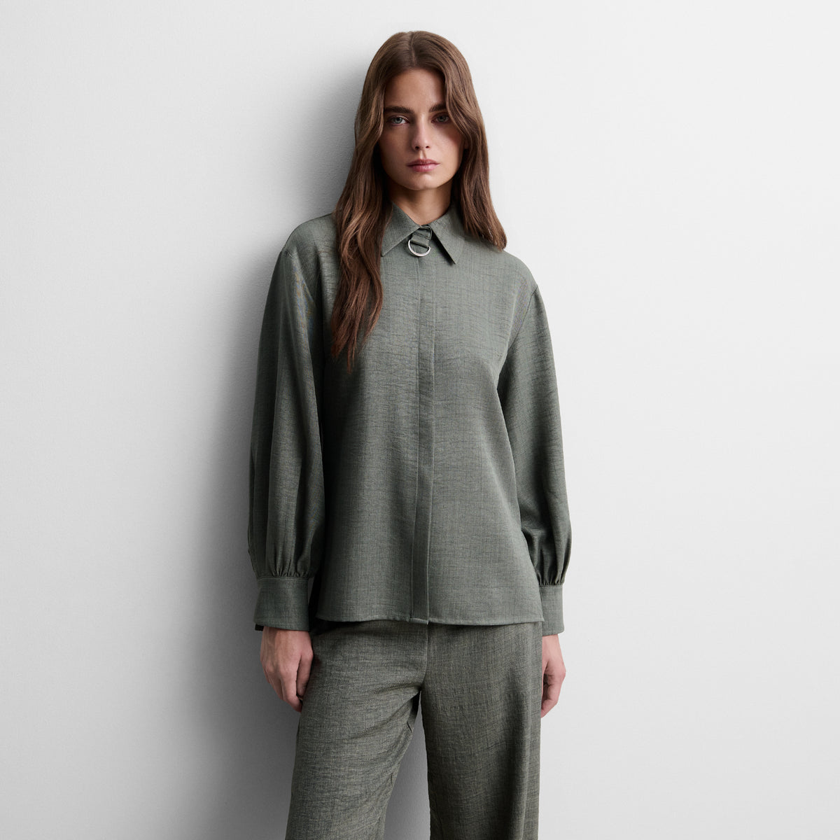 Blouson with buckle detail