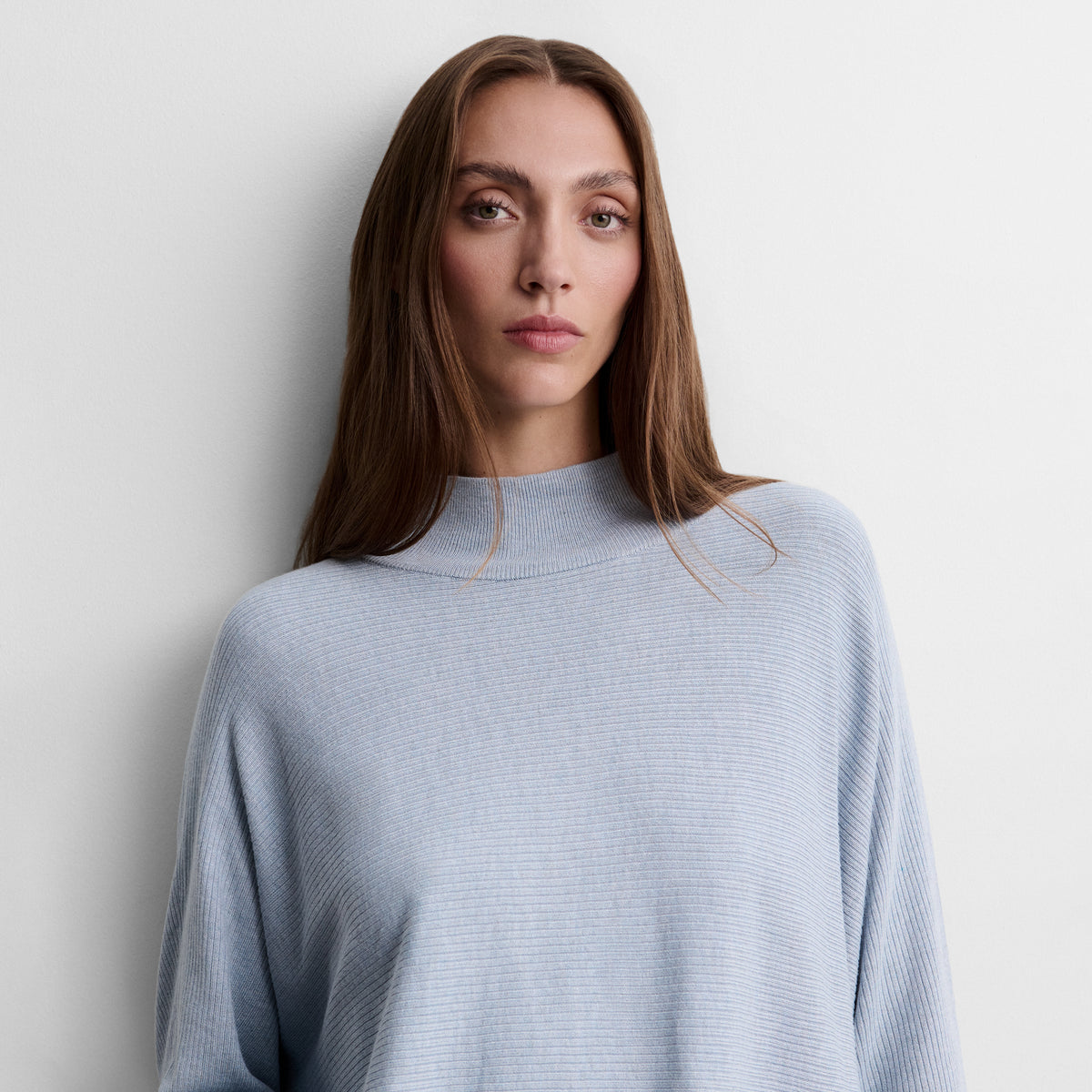 Jersey oversize cuello alto