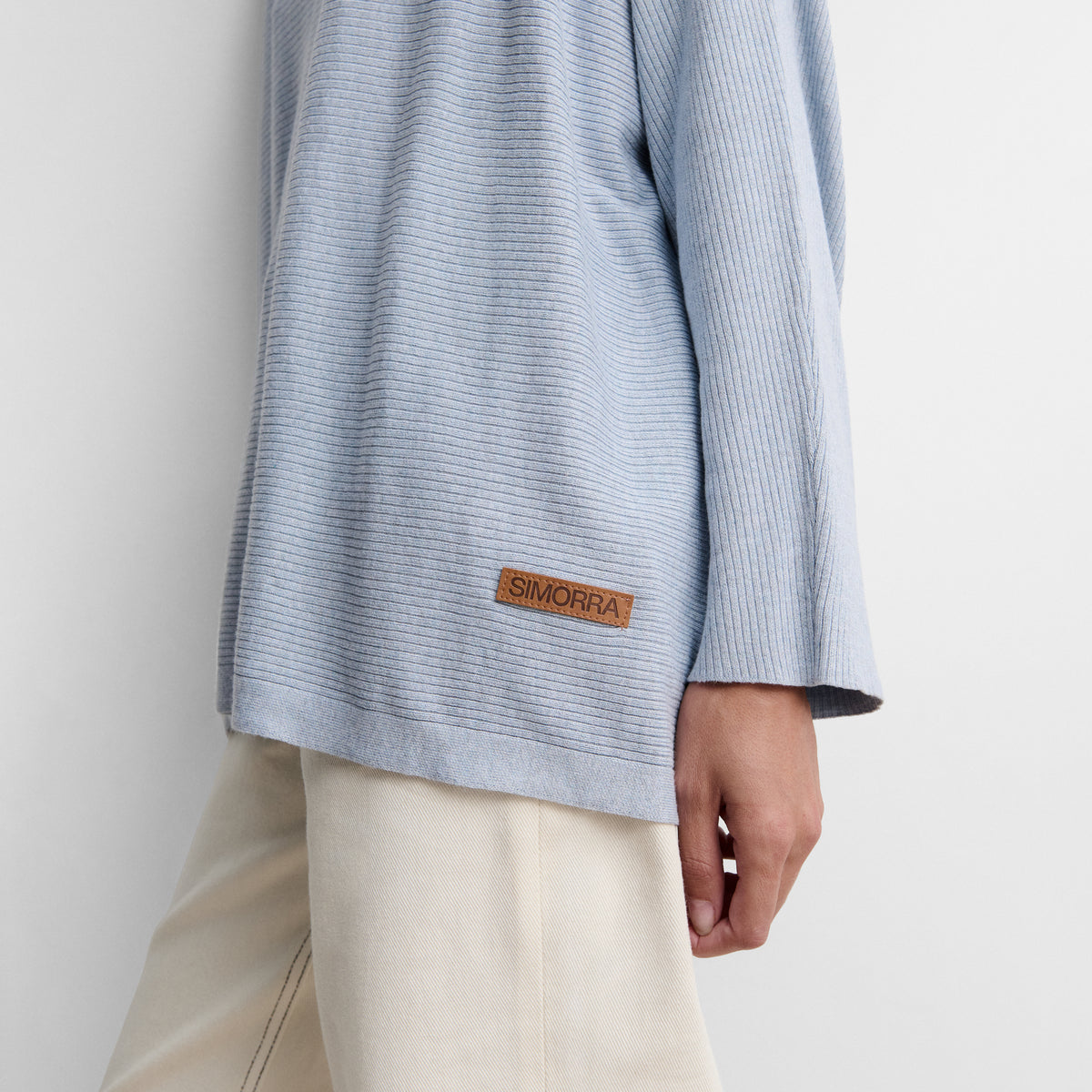 Jersey oversize cuello alto