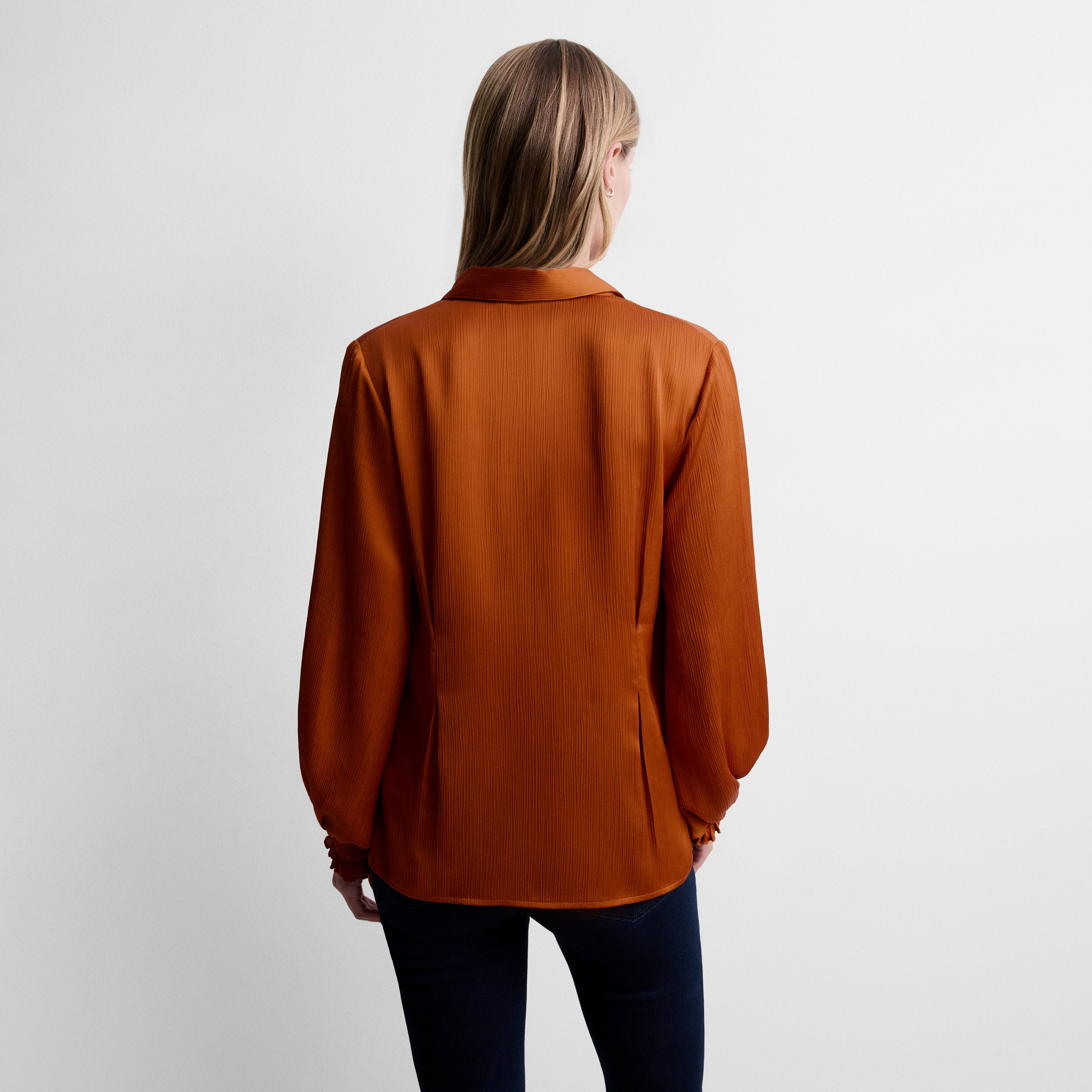 Chemise fluide à pinces