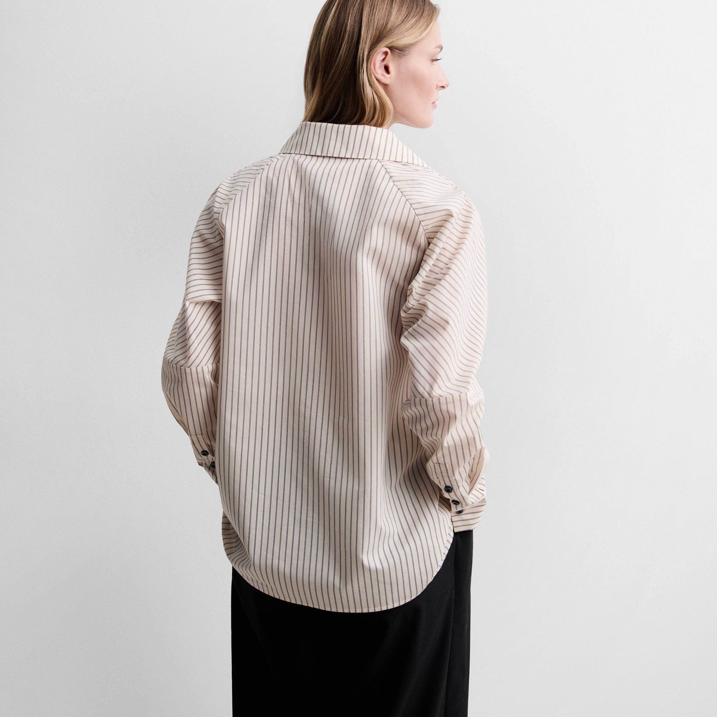Chemise imprimée à rayures