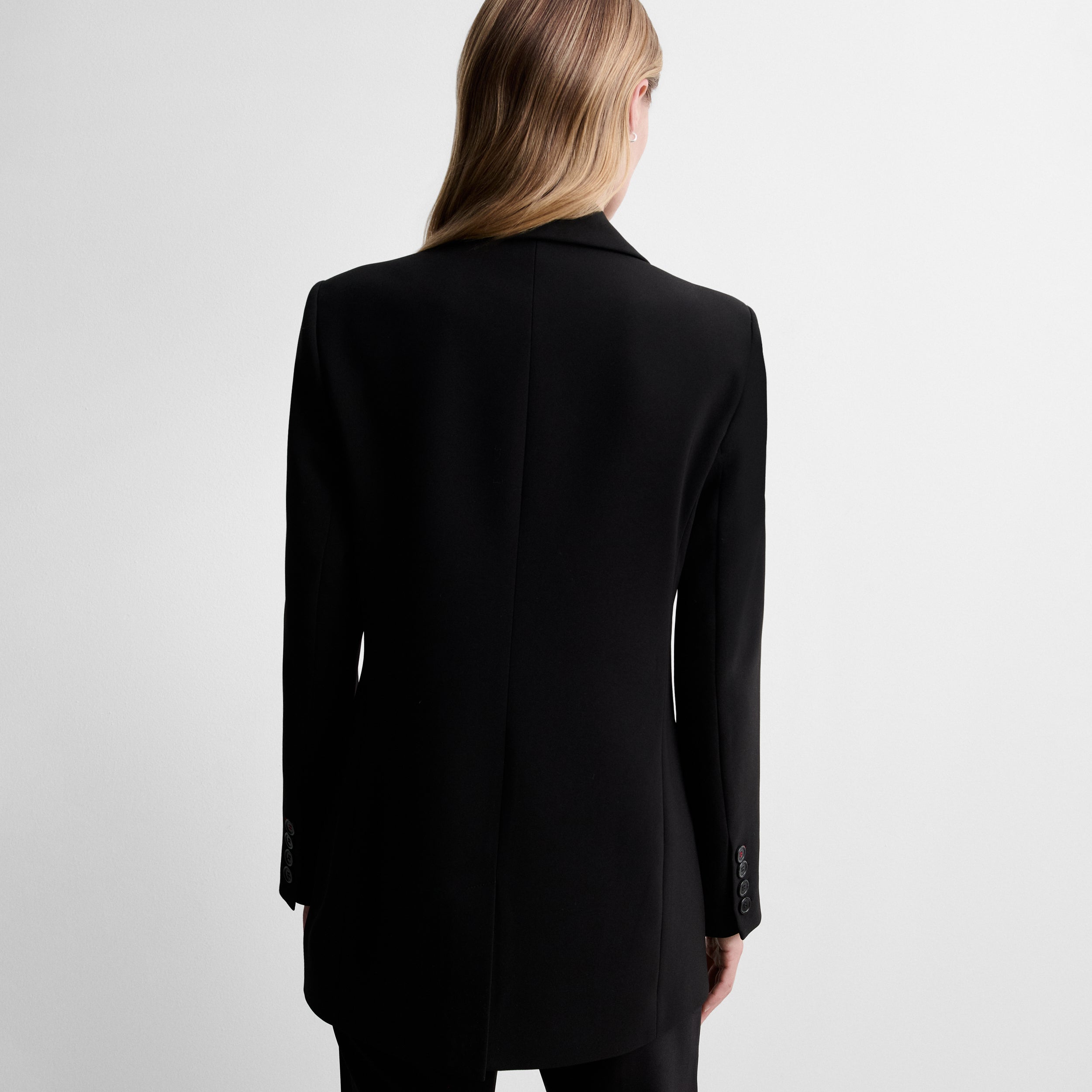 Blazer droit croisé