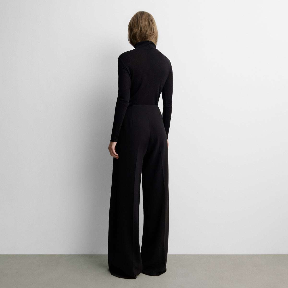 Pantalón ancho tiro alto
