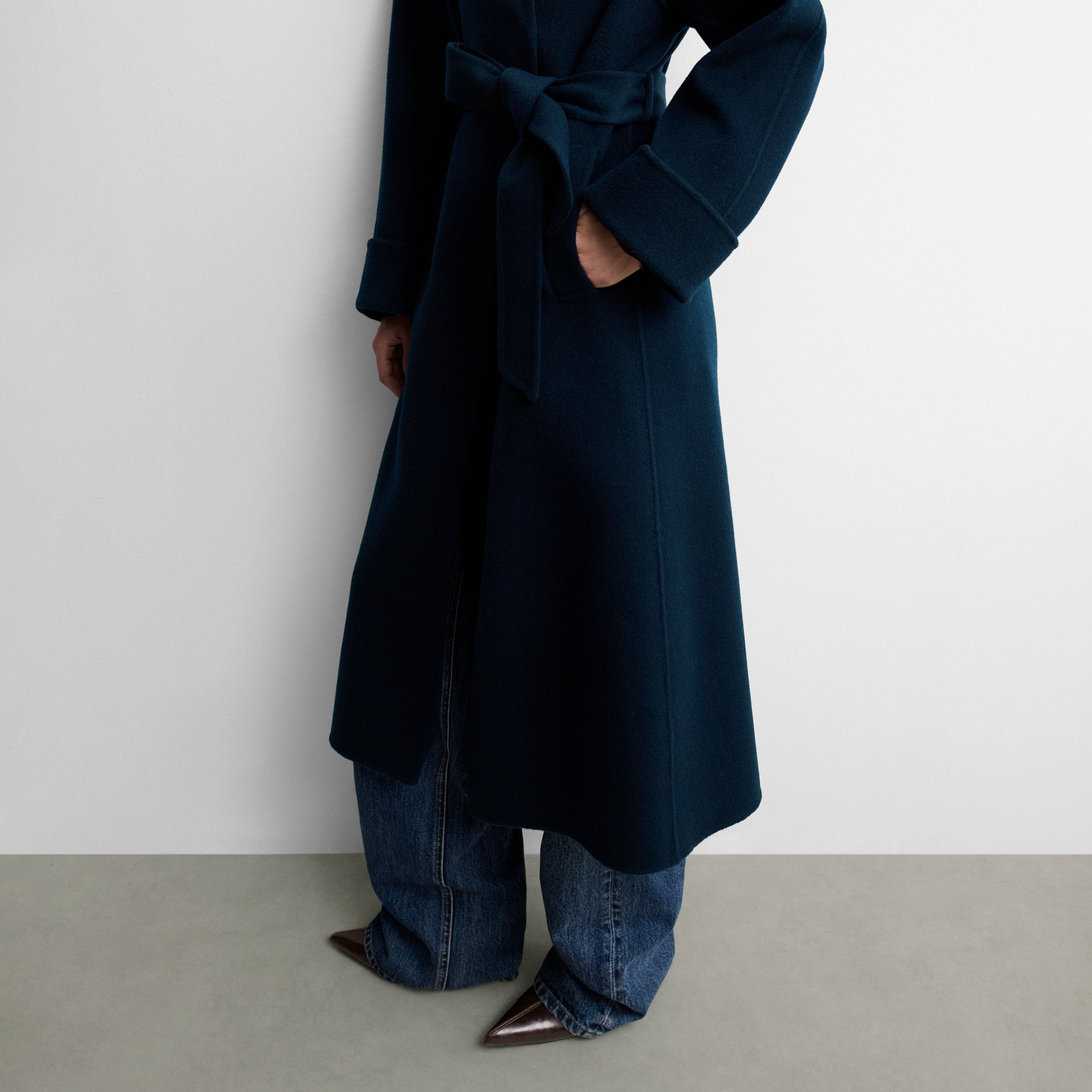 Long wool coat