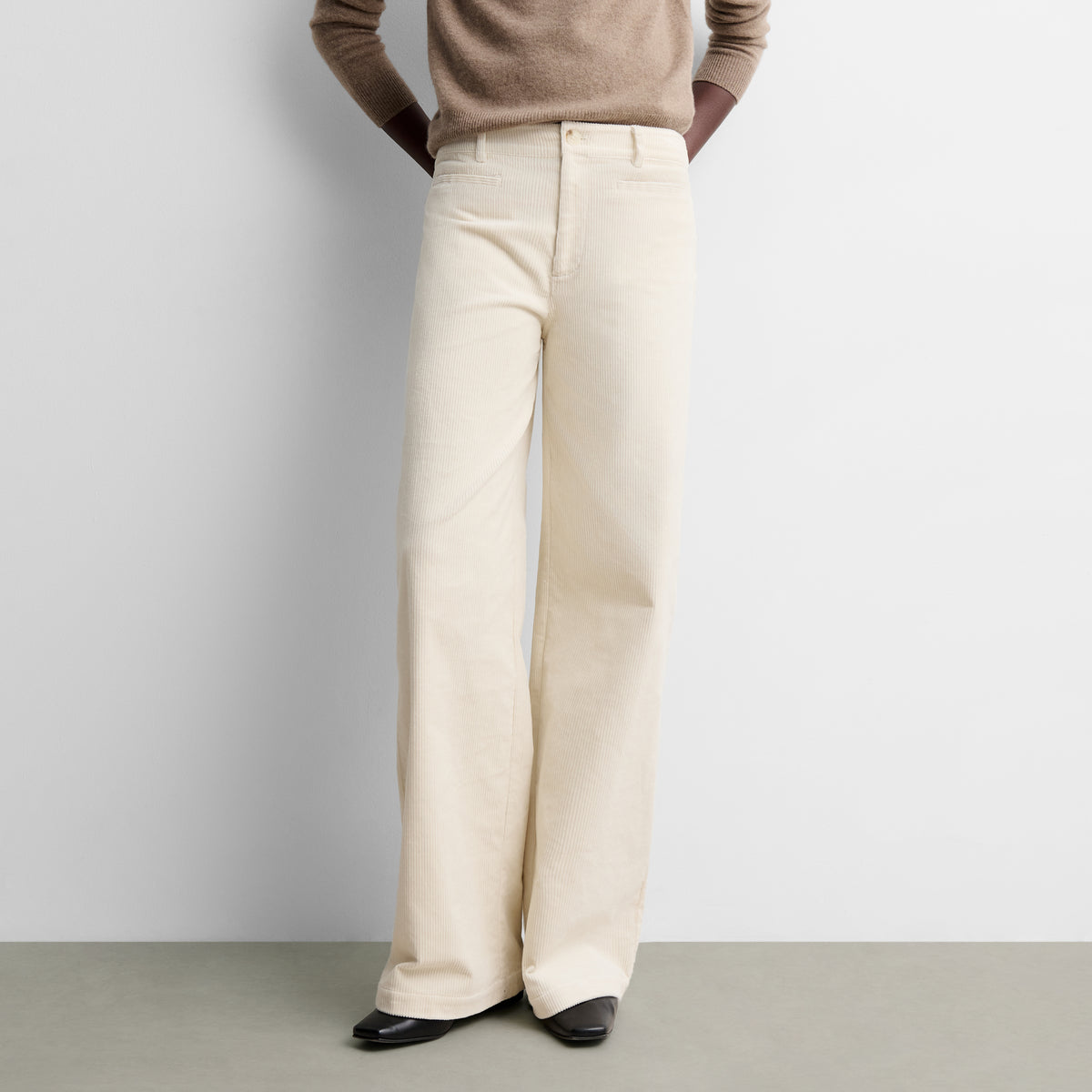 Pantalón recto pana