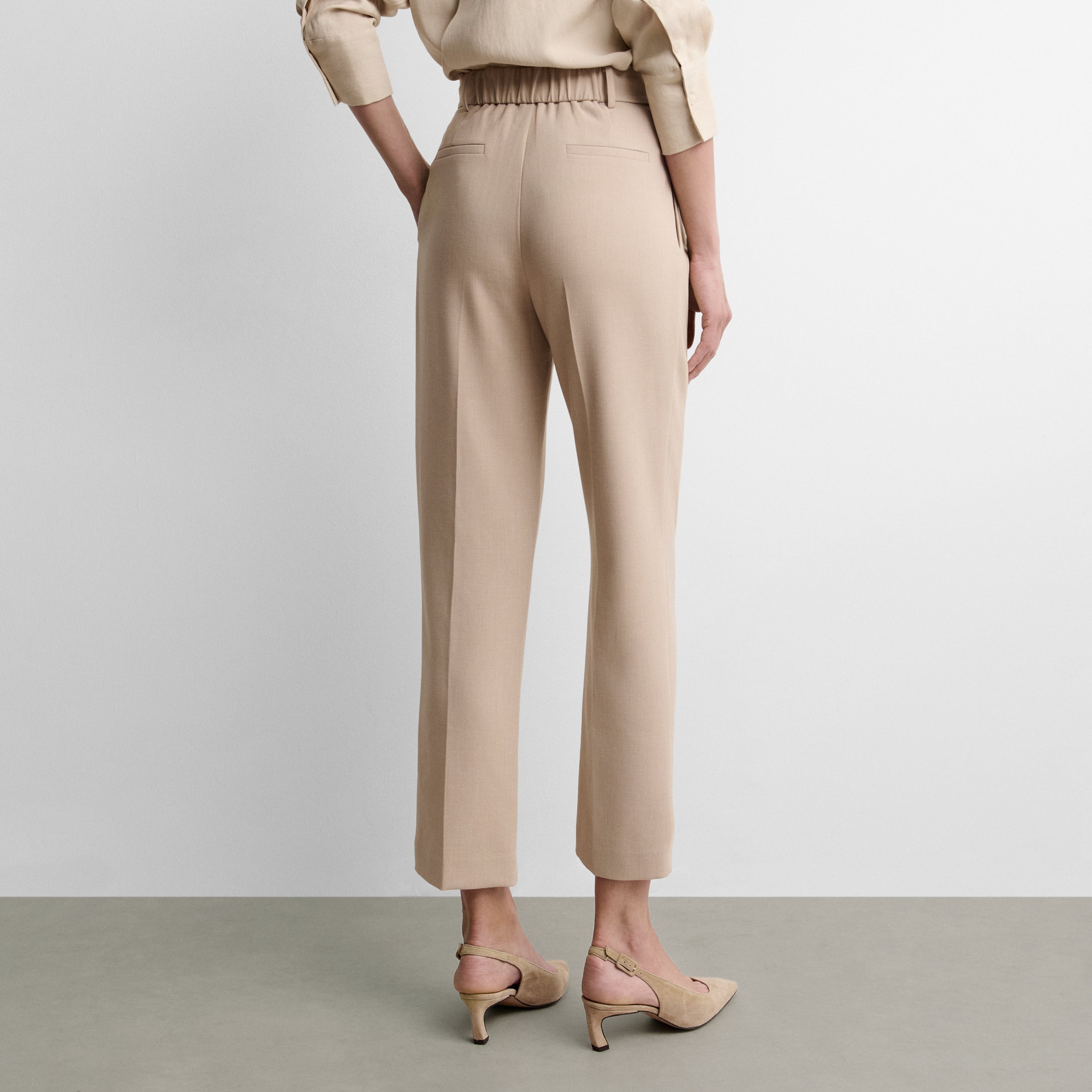 Pantalón recto pinzas