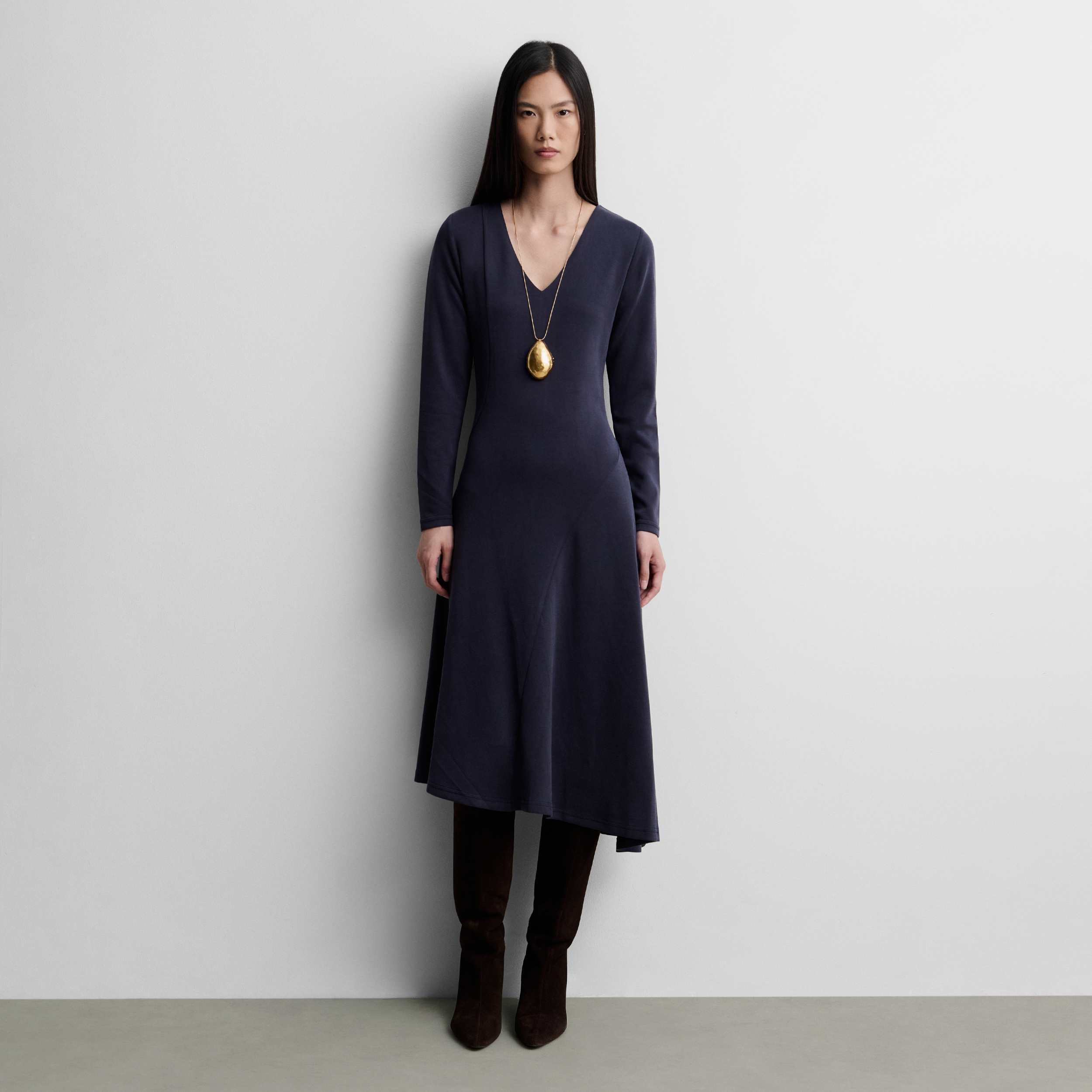 Vestido punto evasé