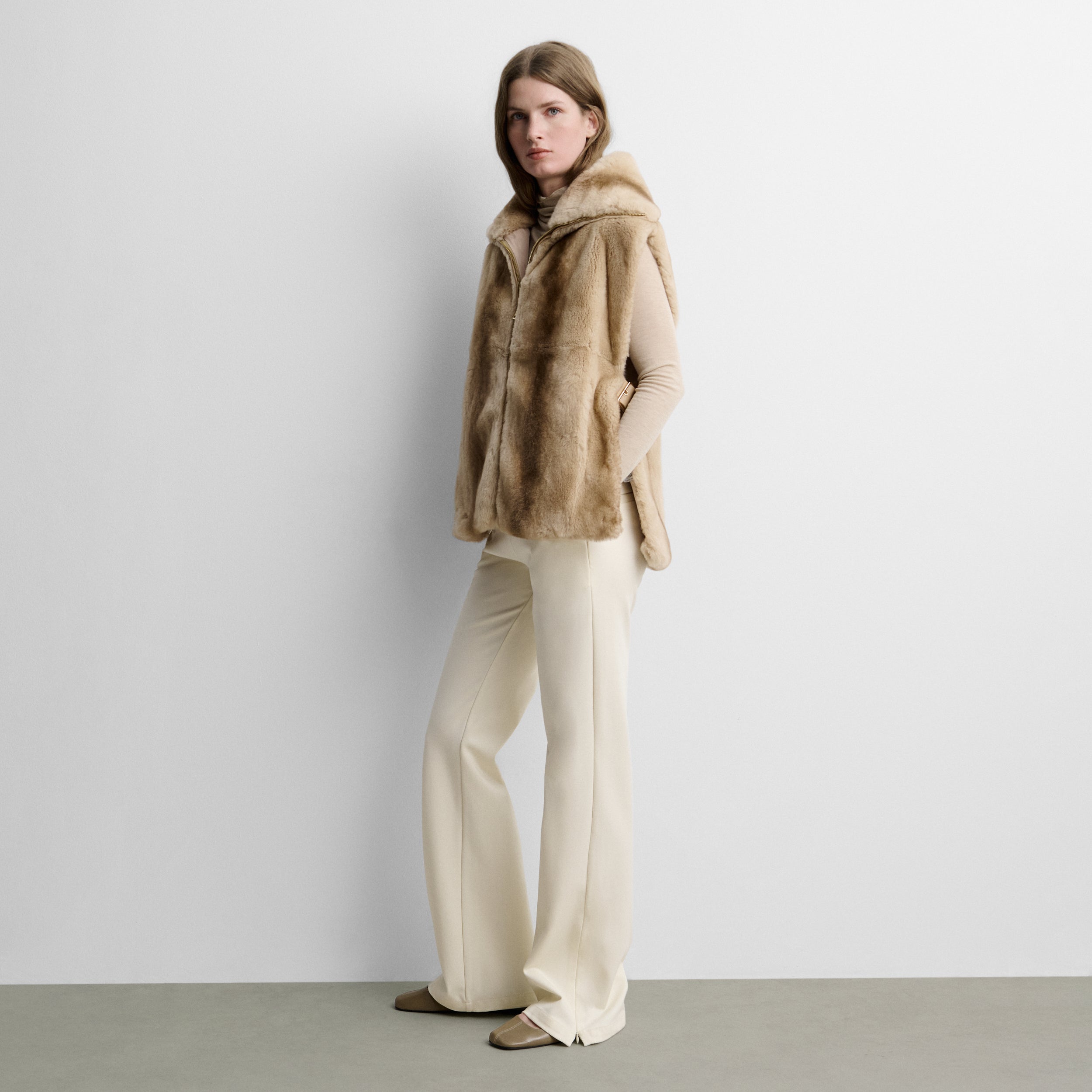 Faux-fur gilet