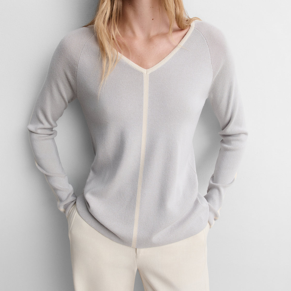 Jersey escote pico