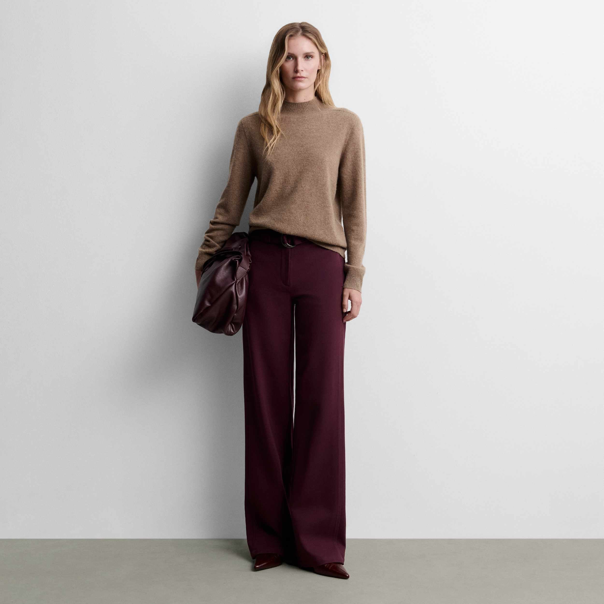 Pantalón stretch ancho