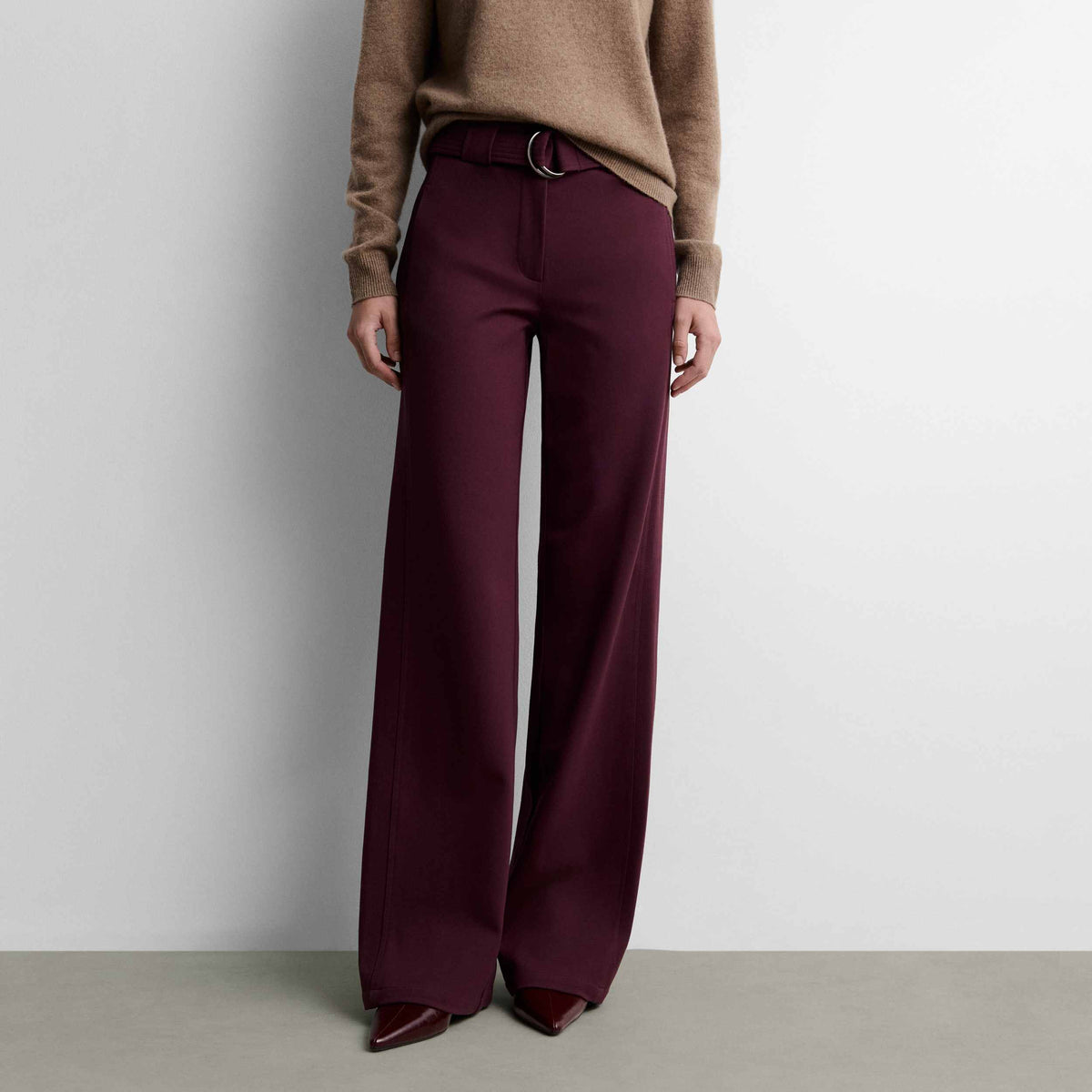 Pantalón stretch ancho